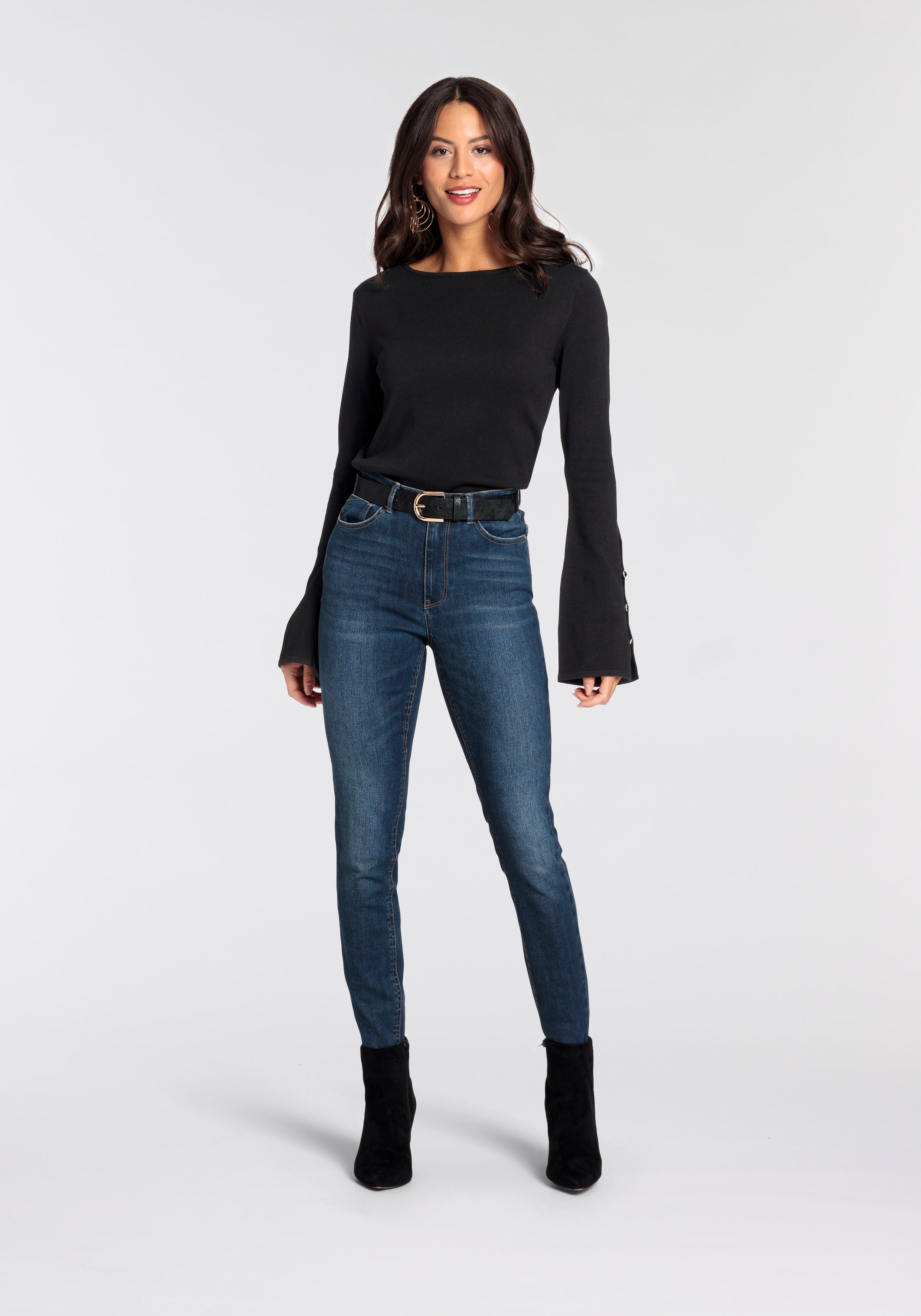 Laura Scott Trui met ronde hals