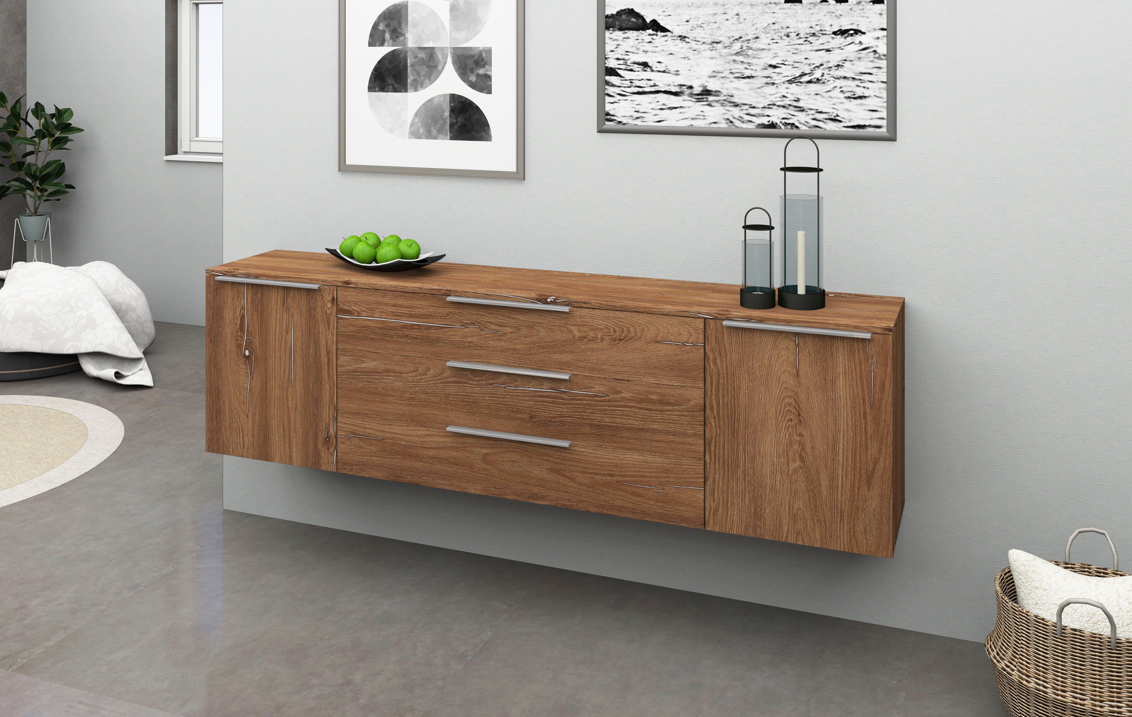 borchardt Möbel Dressoir Oliva Breedte 166 of 200 cm