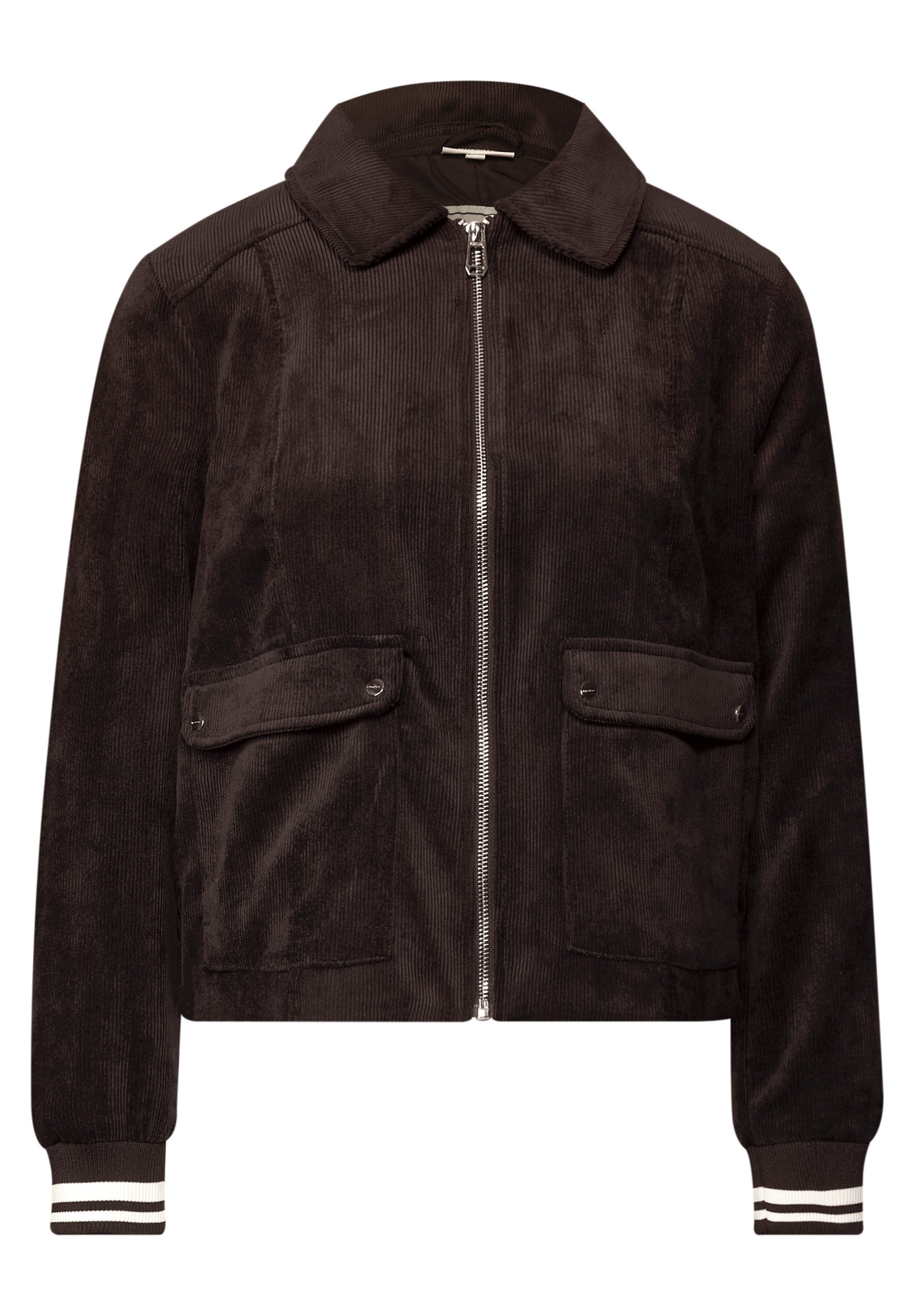 STREET ONE Cordjasje Short Corduroy in college-stijl