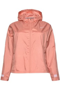 nike runningjack essential women's running jacket (plus size) oranje