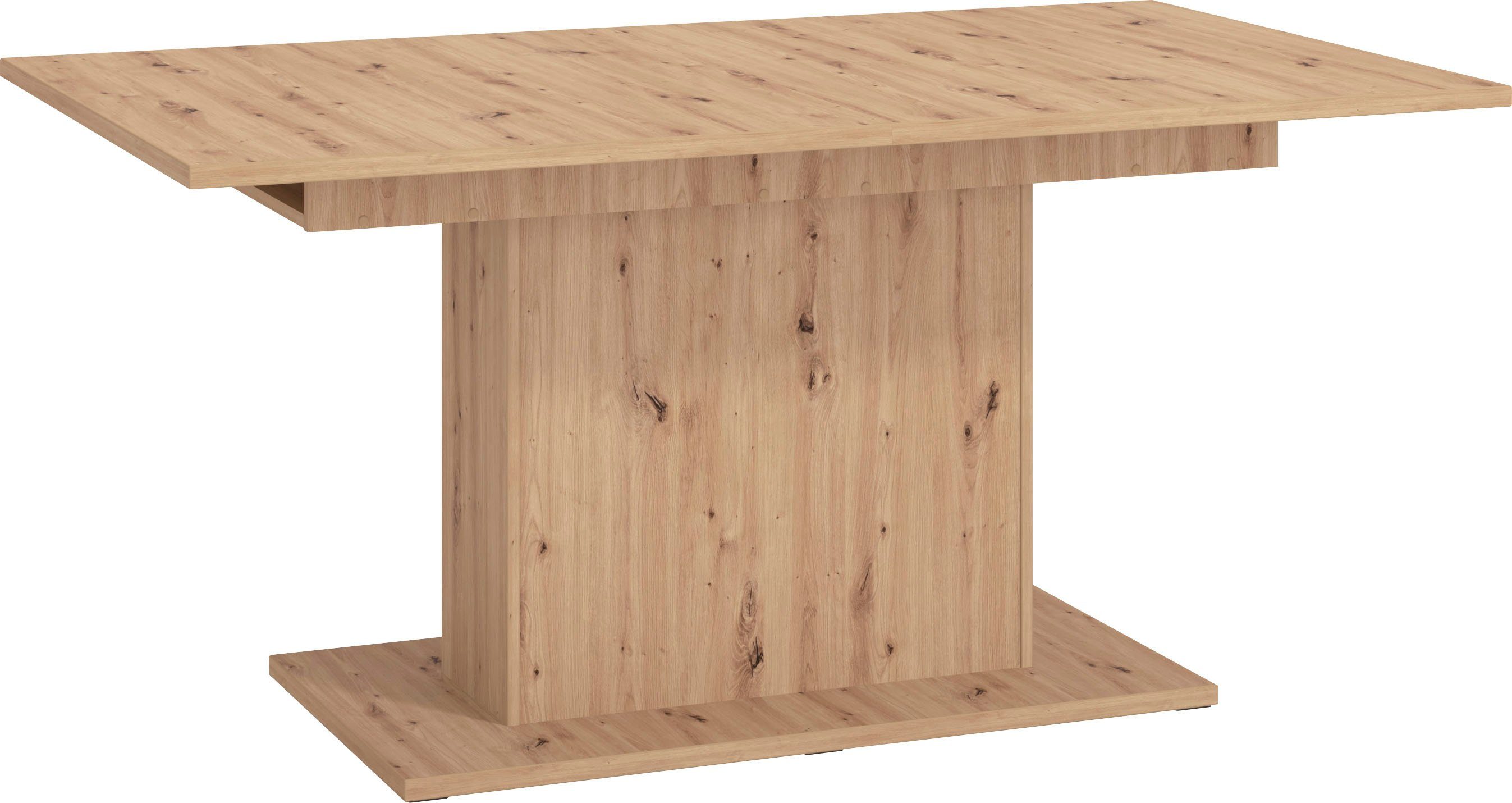 Home affaire Eettafel SABRINA Breedte 160 cm, uittrekfunctie