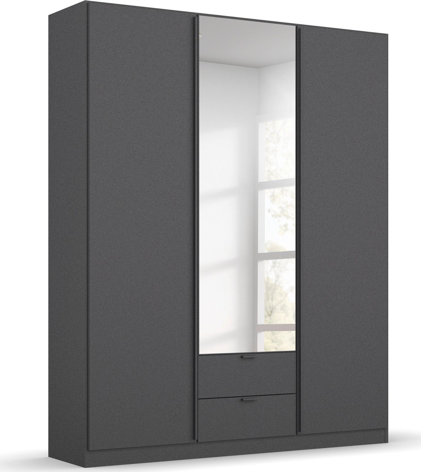 rauch Draaideurkast StyleUp Type eenkleurig met elegante, lange stanggrepen in kastkleur