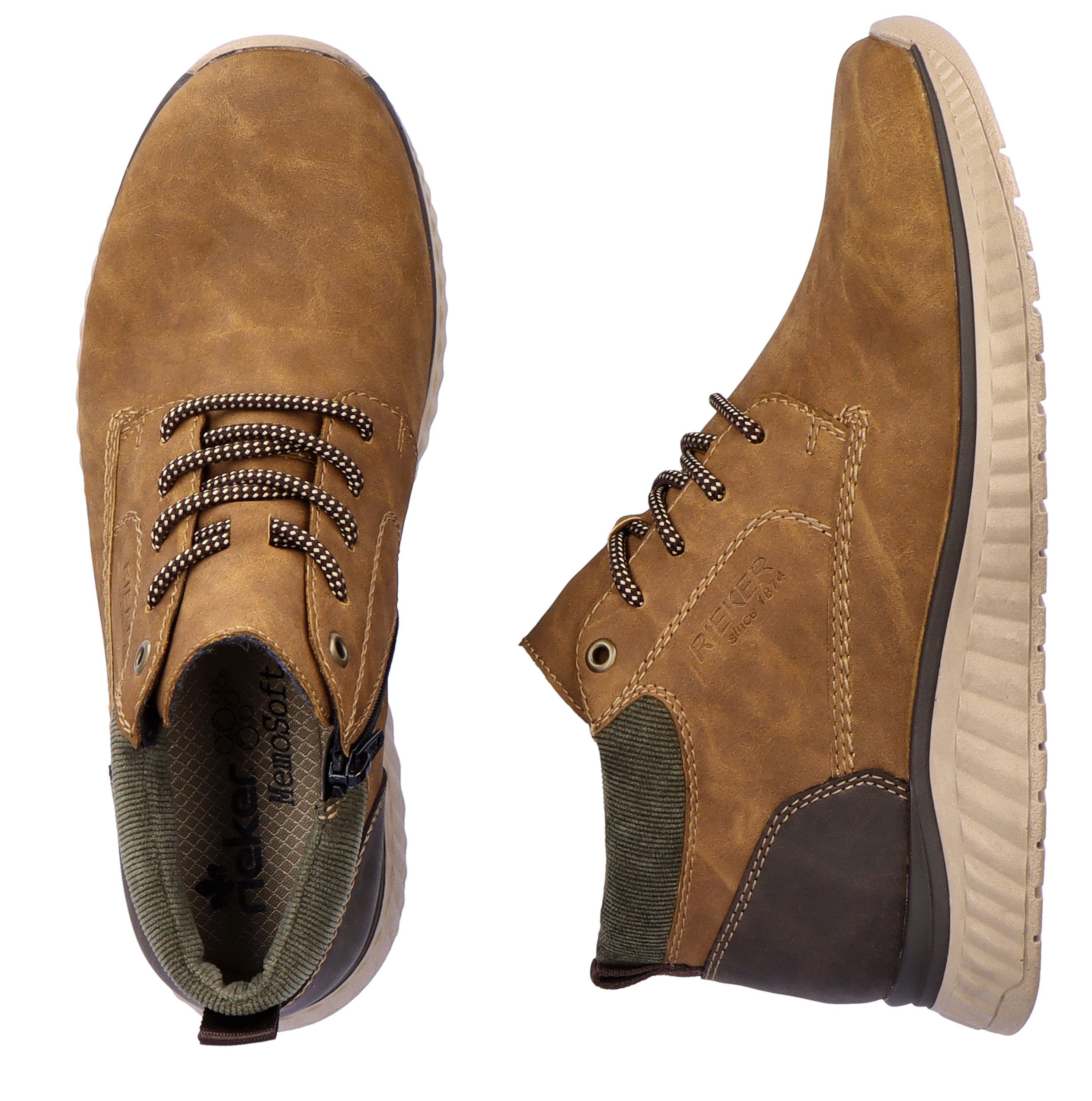 Rieker Hoge veterschoenen in moderne used-look