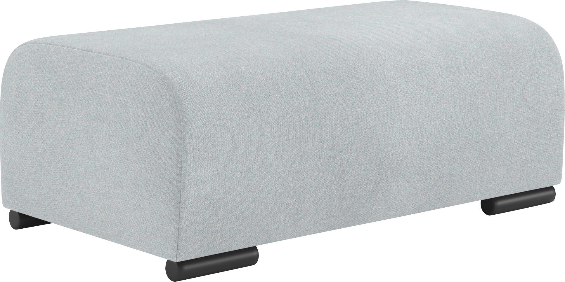 Mr. Couch Hockerbank Sundance met comfortabele boxspring-pocketveringkern, passend bij het garnituur hockers grijs