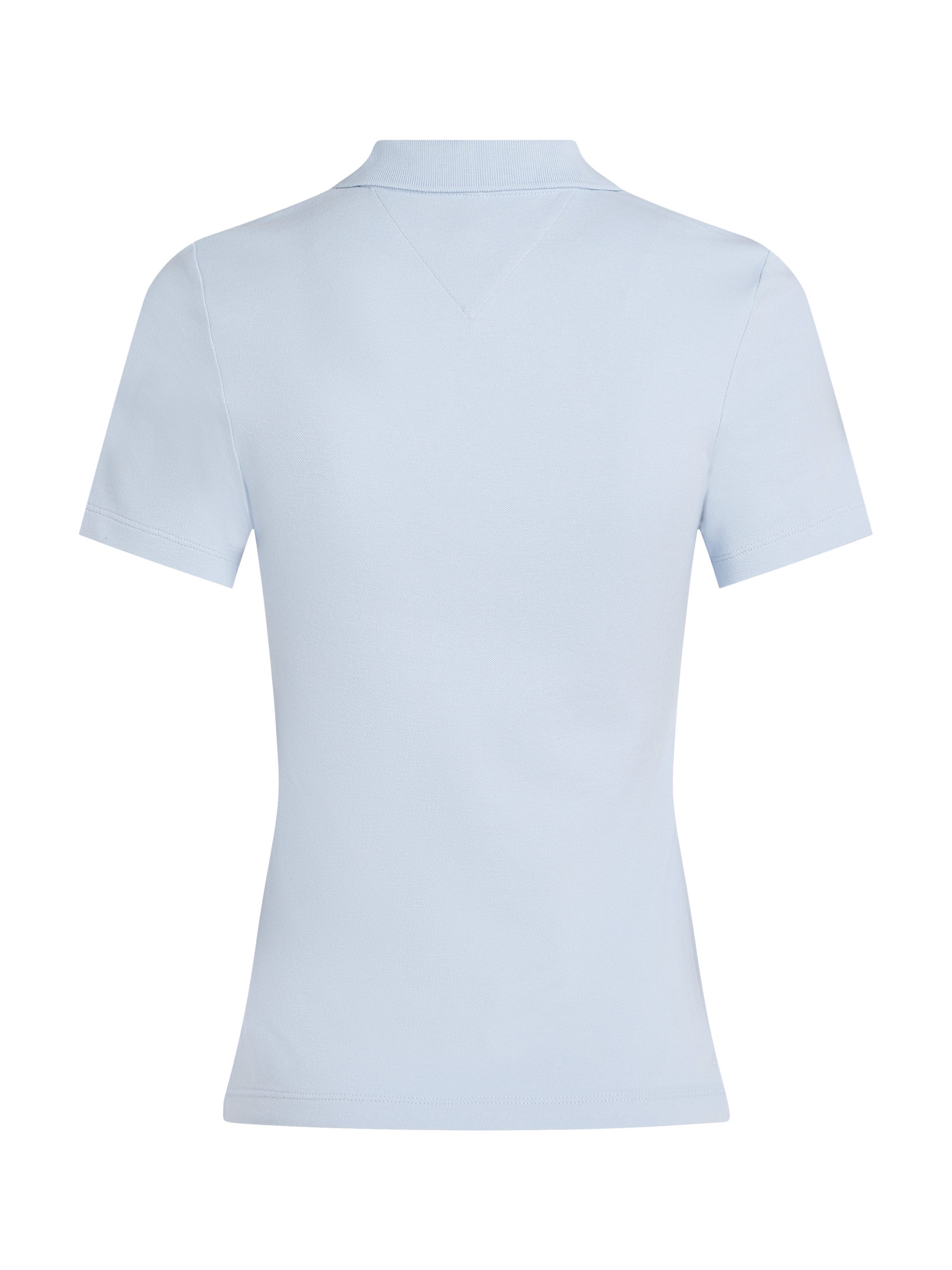 Tommy Hilfiger Poloshirt 1985 Slim Fit Pique Premium met logo-borduursel, met zijsplitten