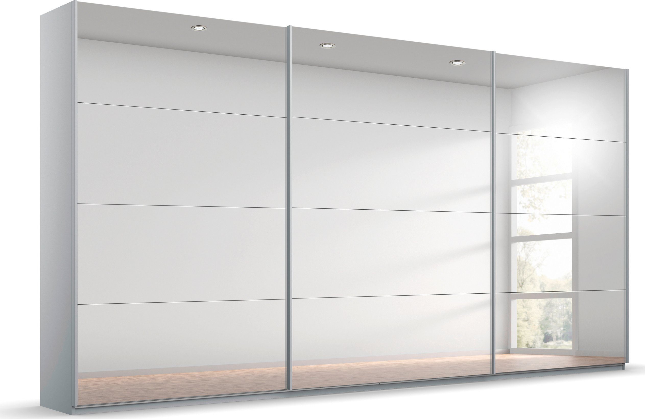 rauch Zweefdeurkast Oracle met spiegelfront