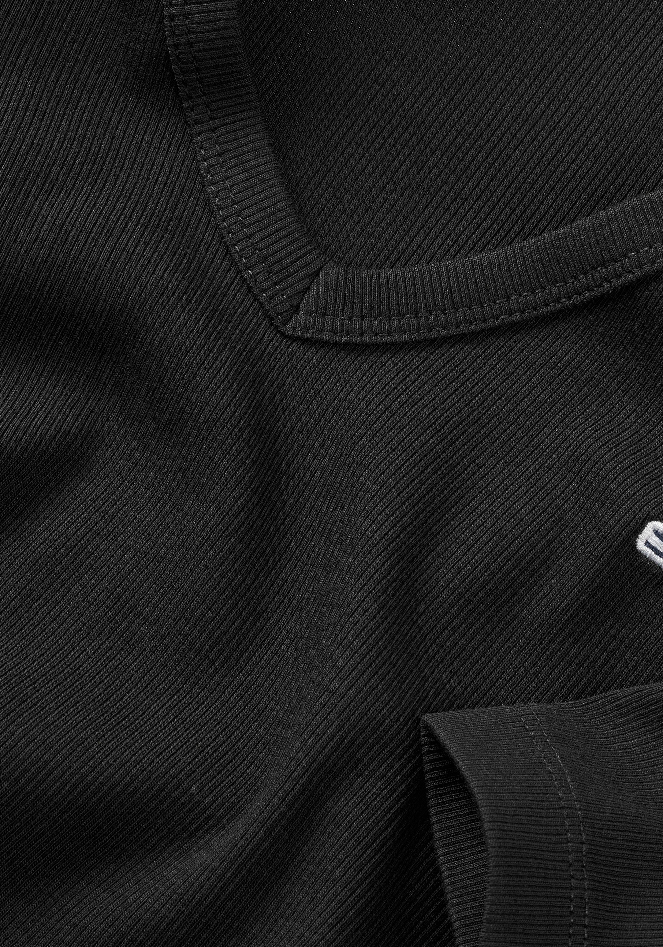 TOMMY JEANS Shirt met lange mouwen TJW SLIM ESSENTIAL RIB V LS