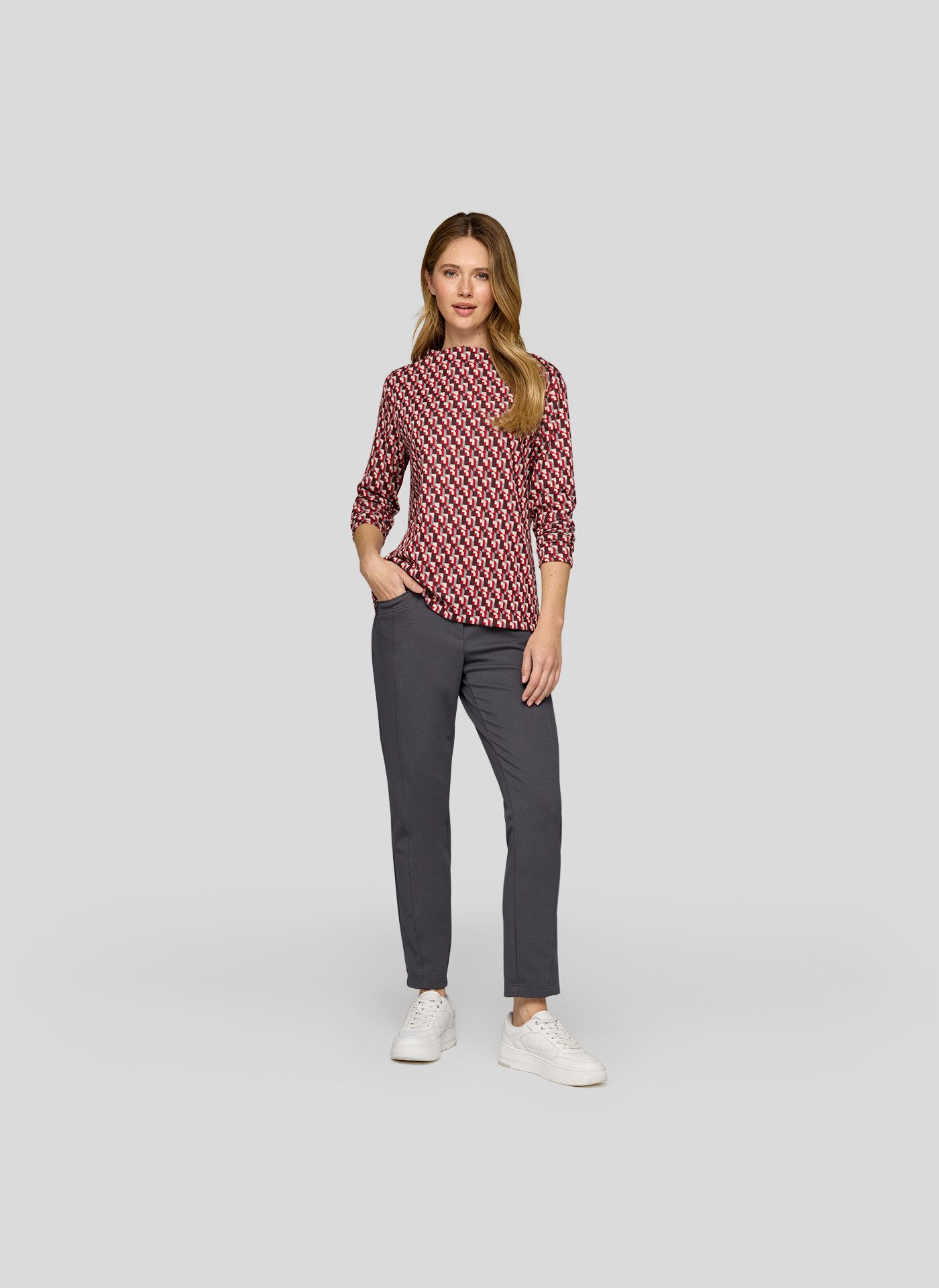 Rabe Shirt met lange mouwen met grafisch patroon