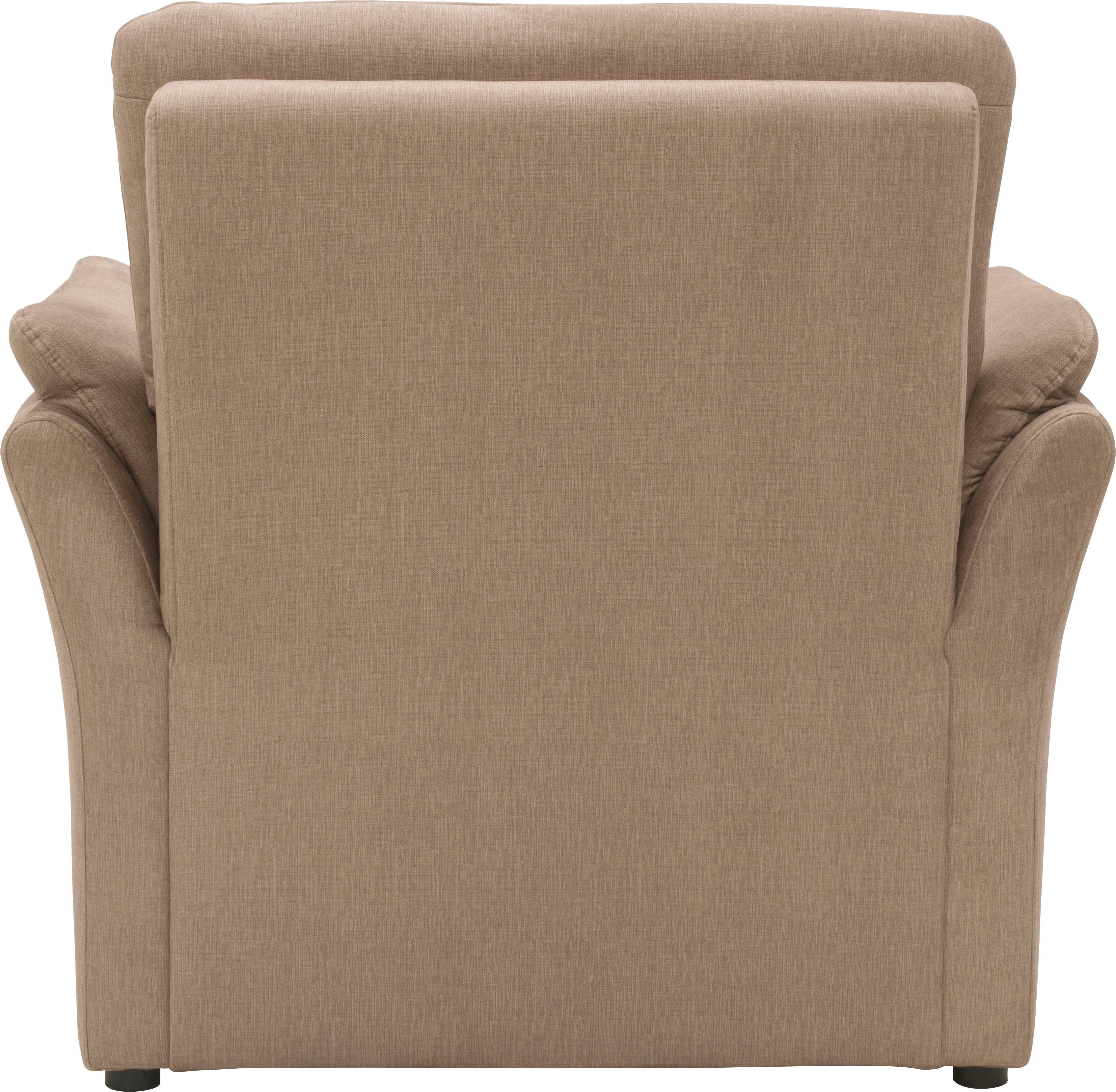 DOMO collection Fauteuil Pina cocktailsstoel Bijpassende fauteuil bij de serie, met binnenvering