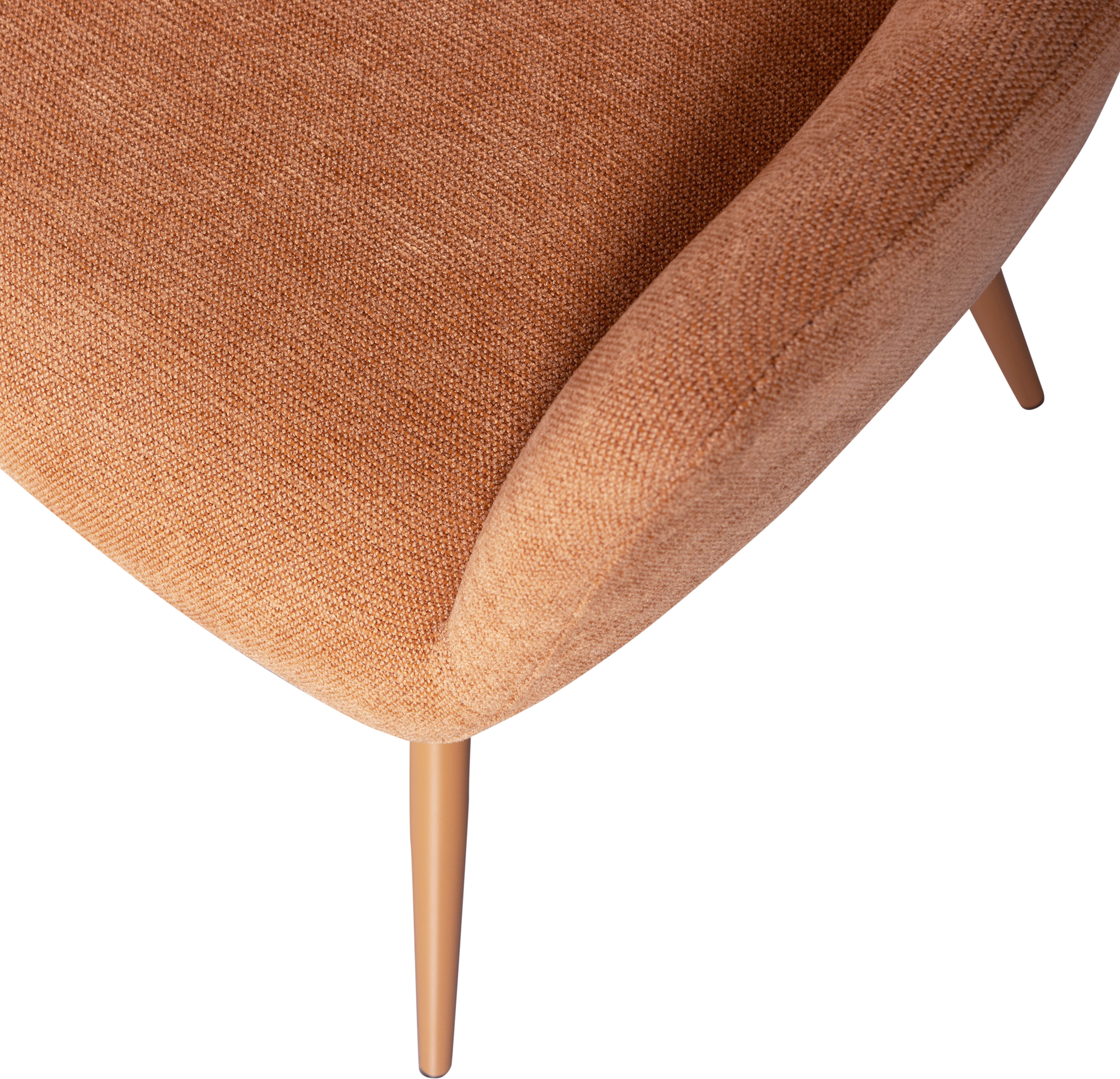 WOOOD Eetkamerstoel Jenny gepolsterd, 4-poots onderstel, h 80 cm x b 58 cm (set, 2 stuks)