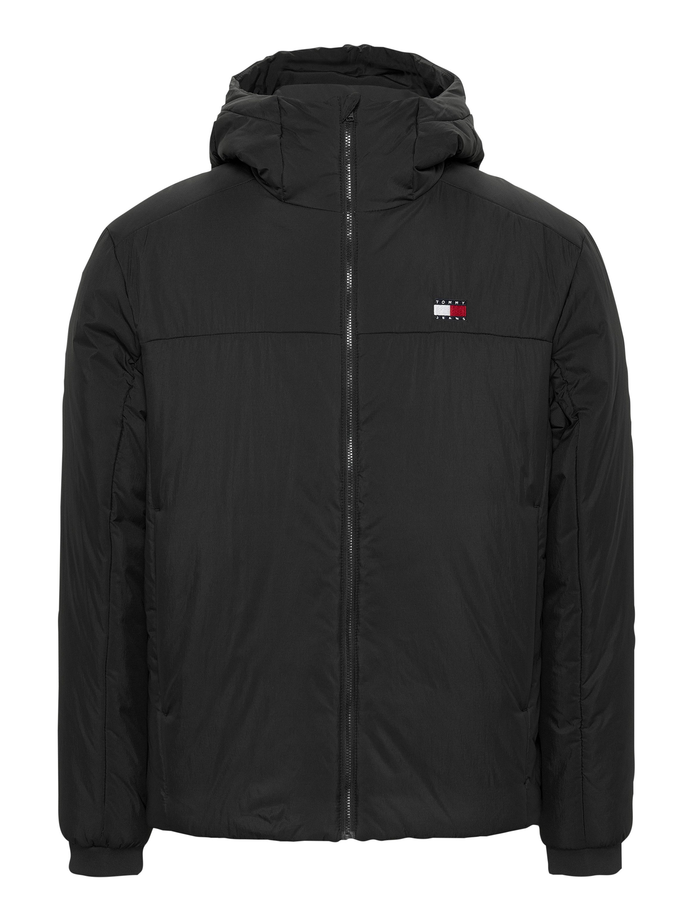 Tommy Jeans Plus Allweatherjack TJM LT POLY JACKET EXT in grote maten, logoborduring, insteekzakken