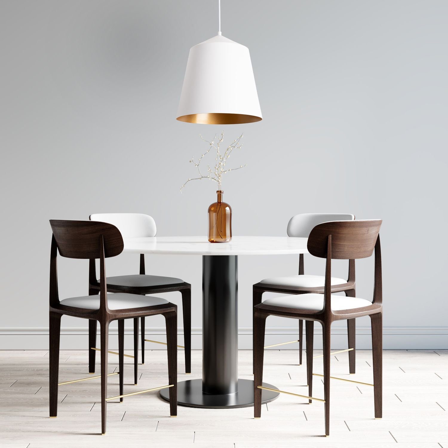 Paco Home Plafondlamp Jackson Woonkamer eetkamer poedercoating industrieel ontwerp E27