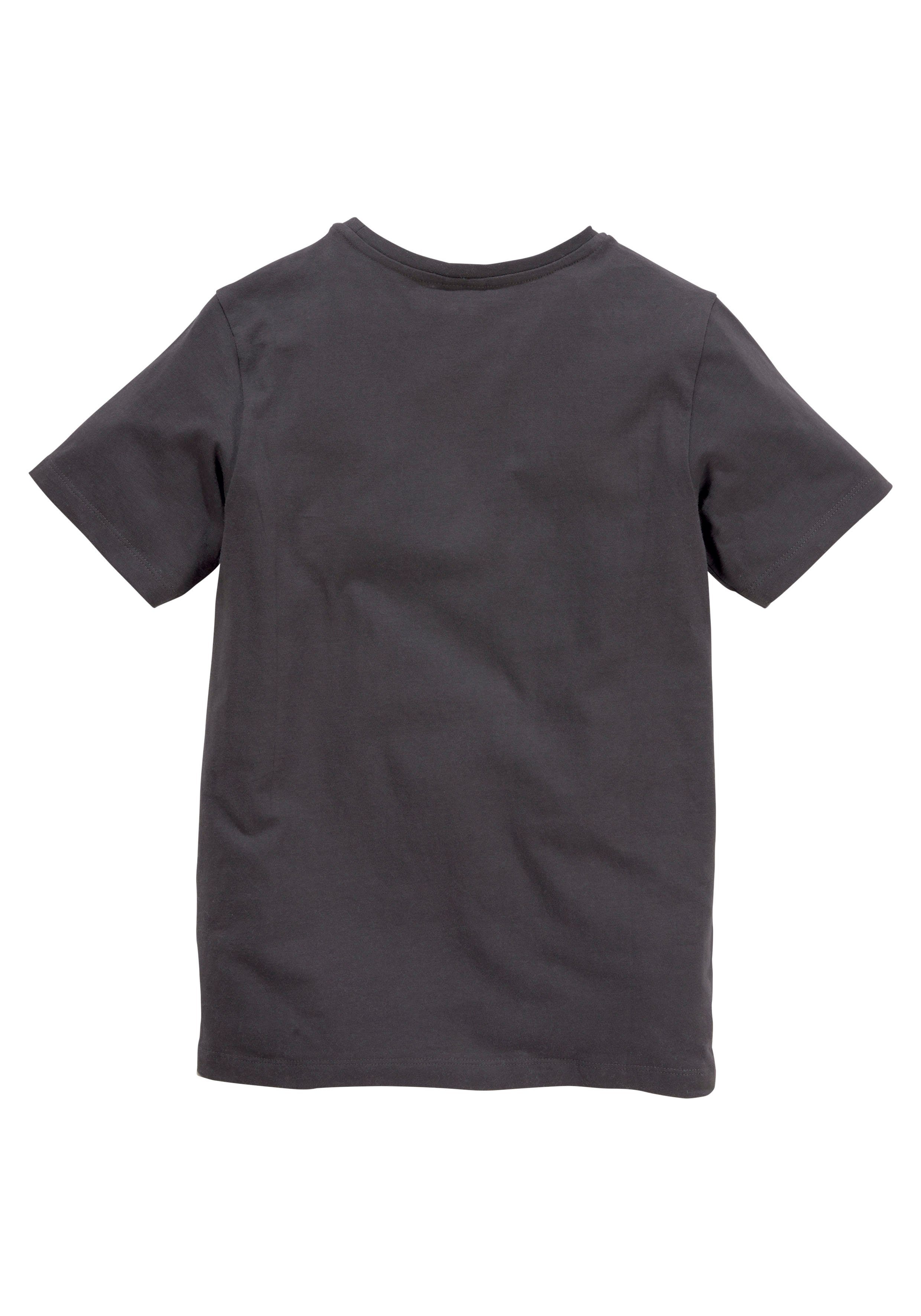 KIDSWORLD T-shirt Met spreuk-print: KEEP COOL... korte mouwen, basic gesneden, ronde hals, van katoen
