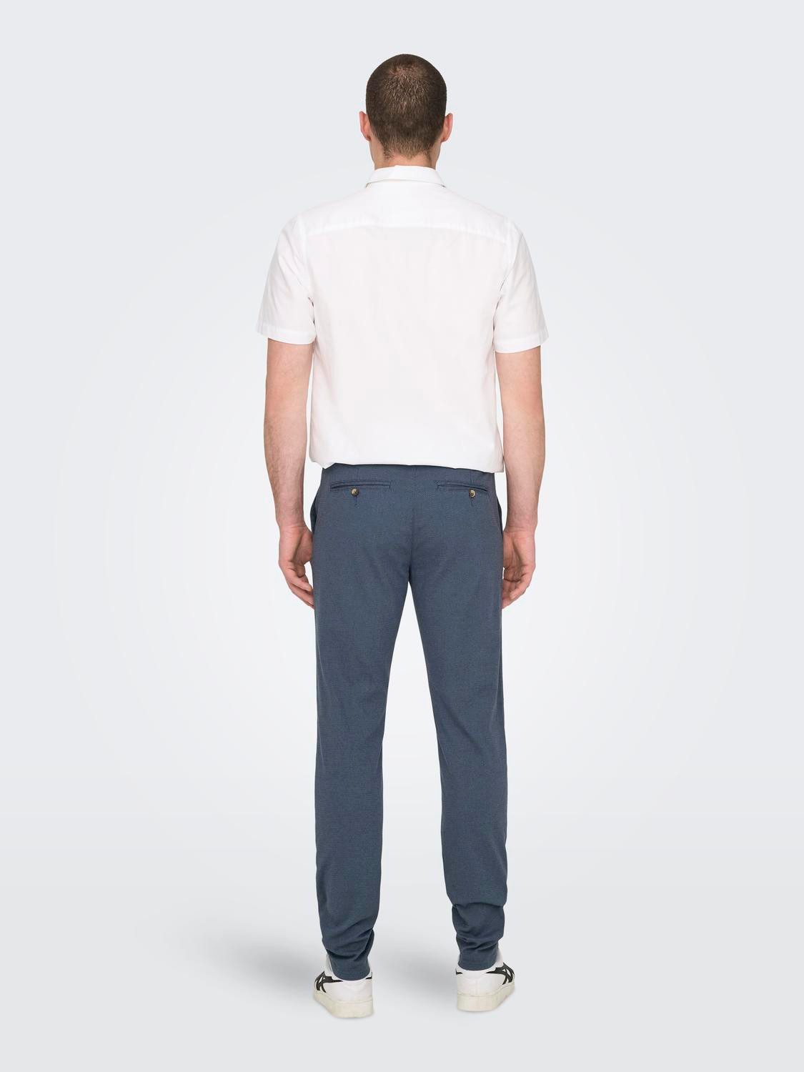 ONLY & SONS Pantalon ONSMARK PETE SLIM DOBBY 0058 PANT NOOS