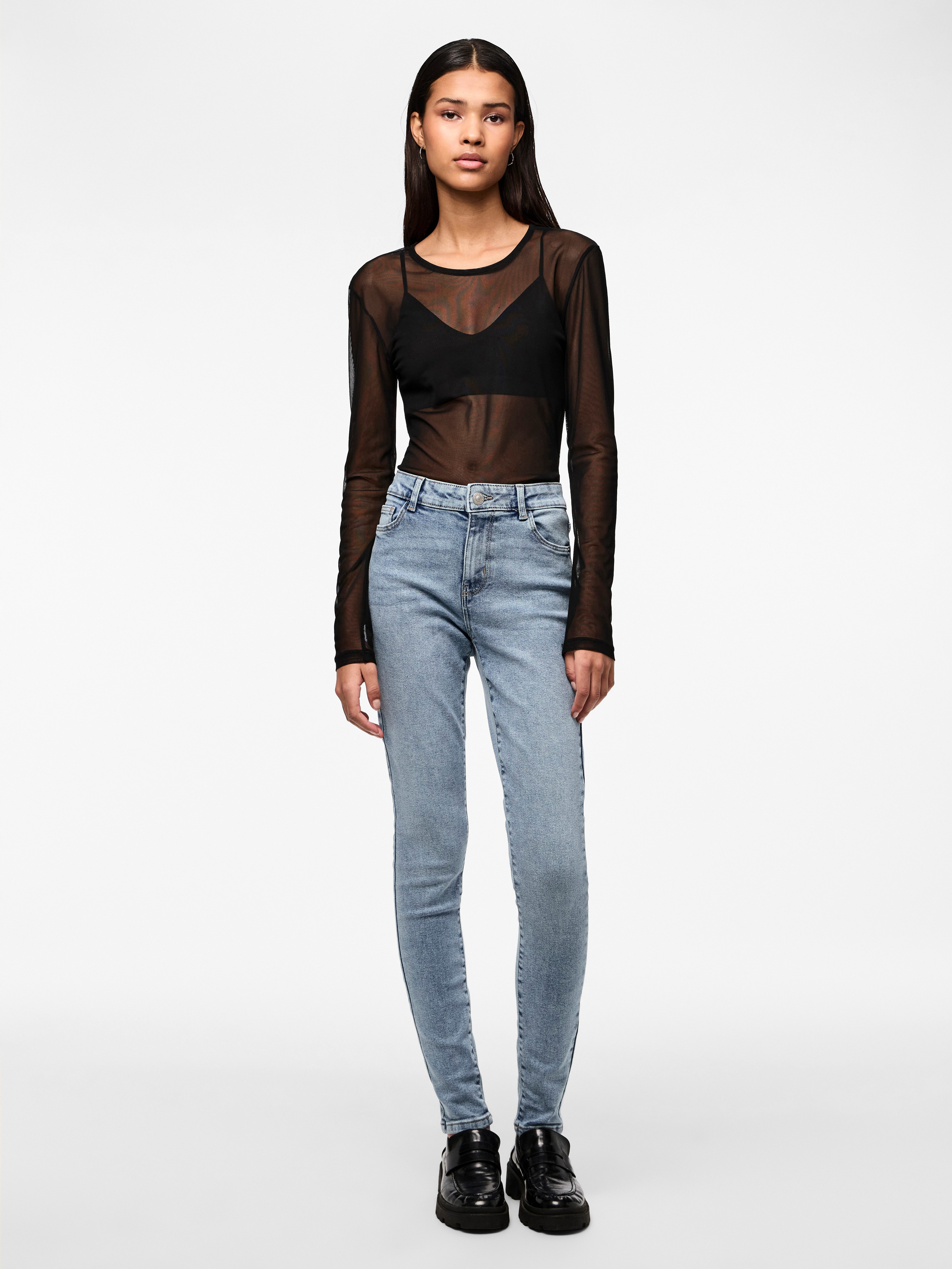 pieces Skinny fit jeans PCDANA MW SKINNY JEANS LB302 NOOS BC