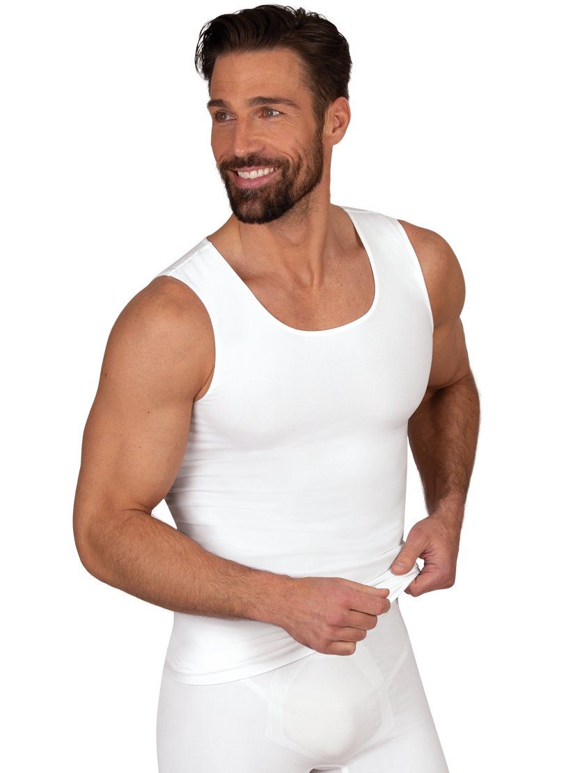 Trigema Hemd TRIGEMA Unisex-shirt met bandjes (1 stuk) heren tanktops maat L wit