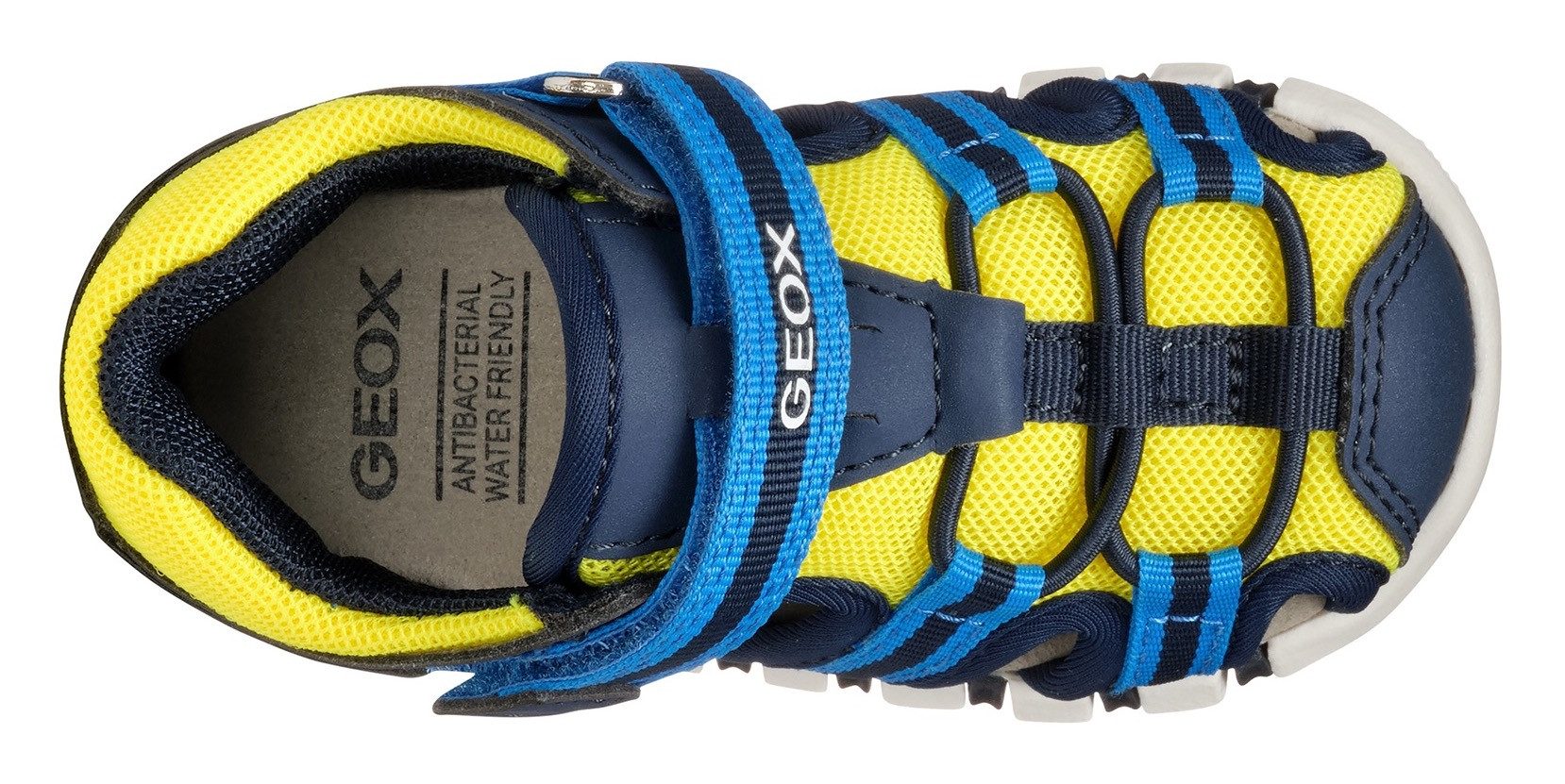 Geox Babyschoentjes B SANDAL IUPIDOO BOY , trekking-sandaal, outdoorschoen, babyschoen met klittenbandsluiting