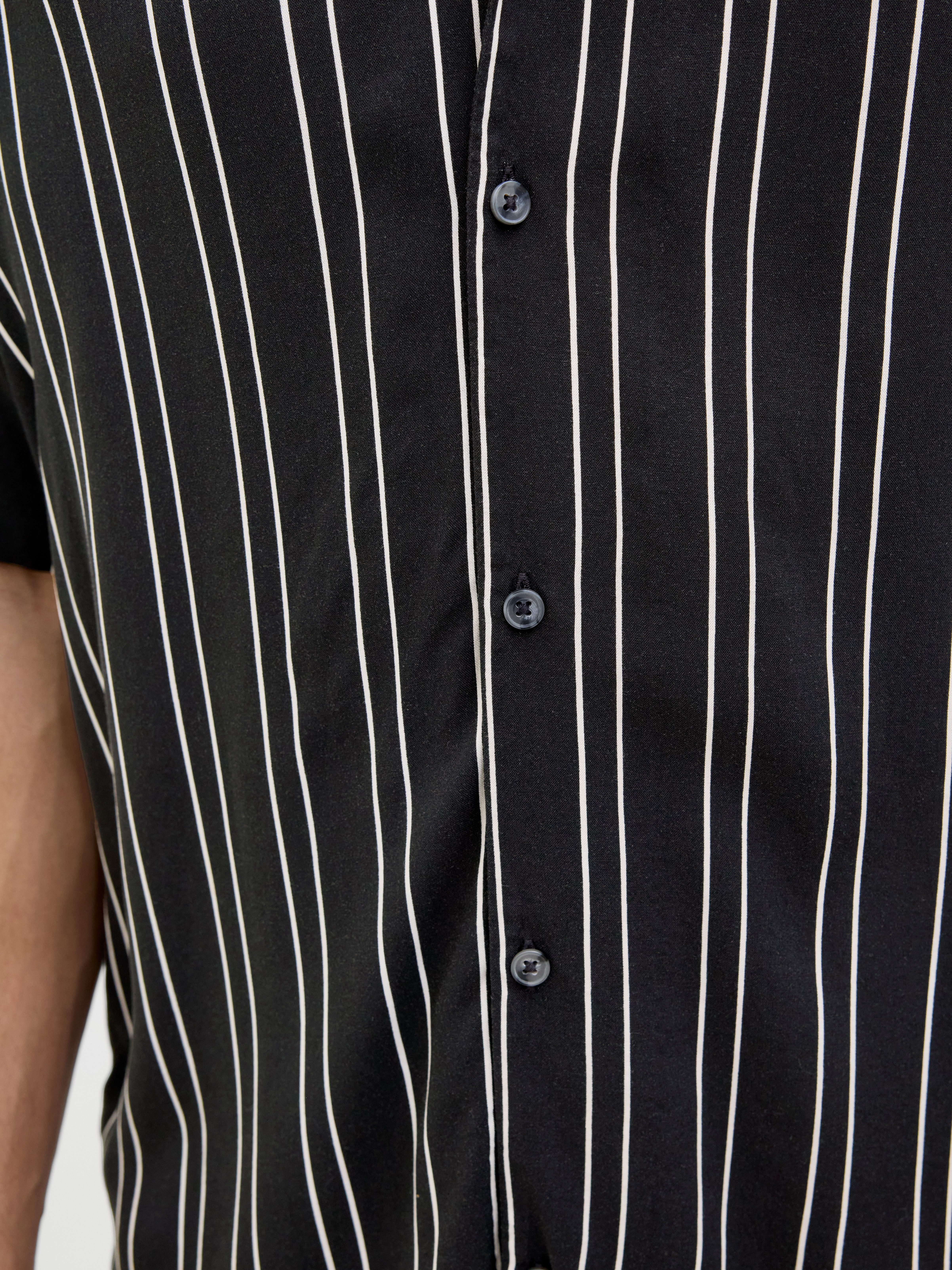 Jack & Jones Overhemd met korte mouwen JJEJEFF STRIPE RESORT SHIRT SS SN