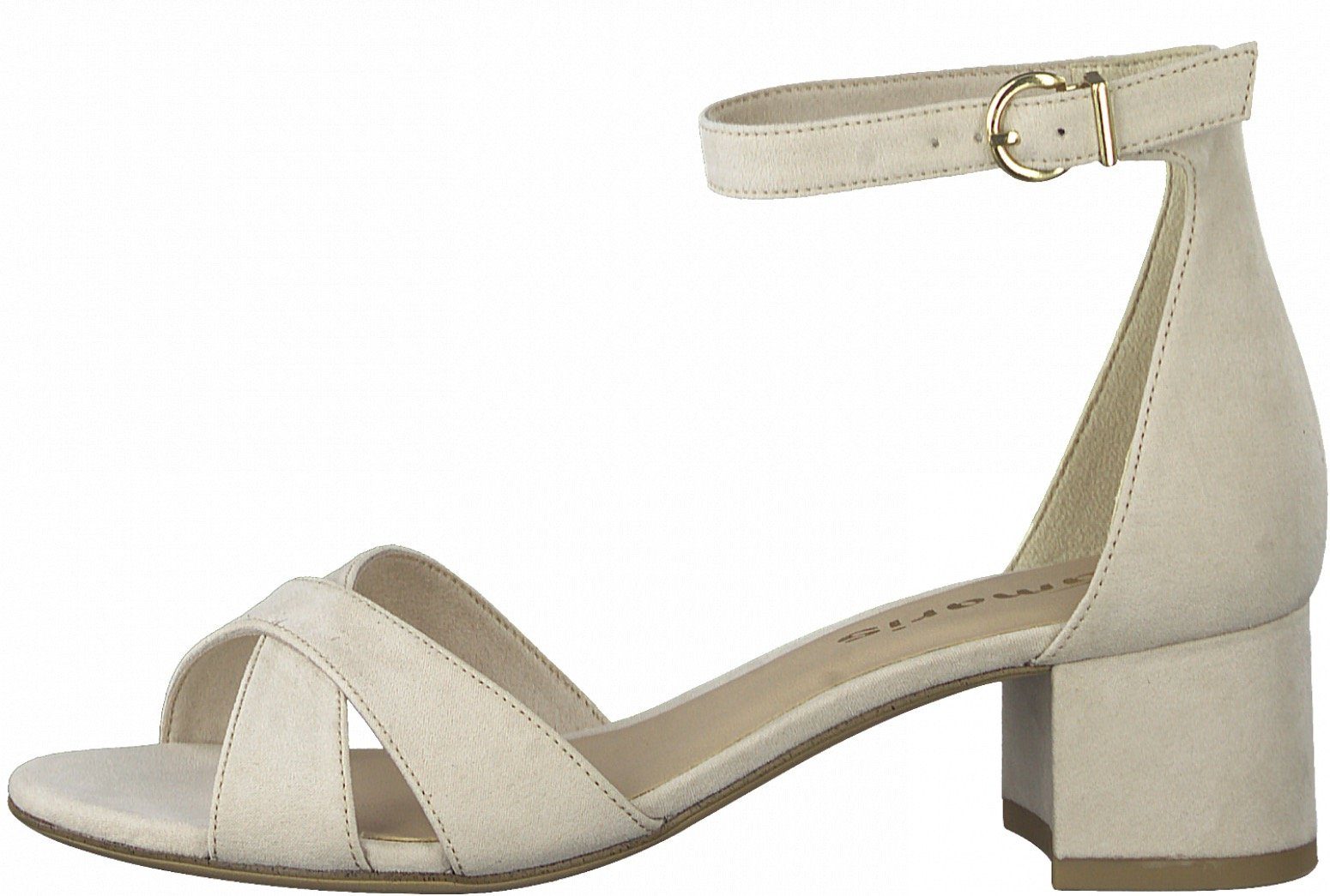 Tamaris Sandaaltjes blokhak, zomerschoen, sandalette met kruisband
