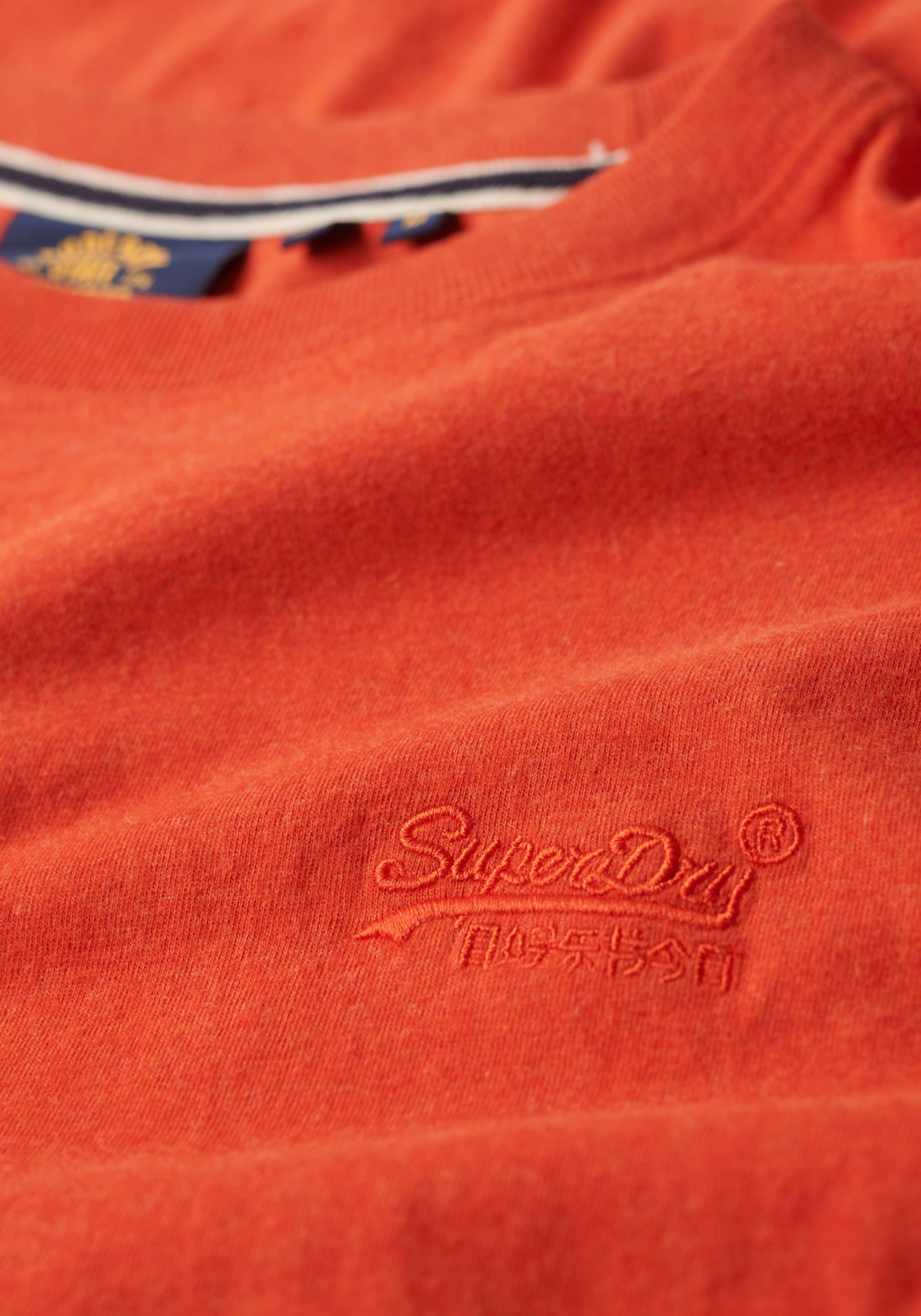 Superdry Shirt met ronde hals ESSENTIAL LOGO EMB TEE