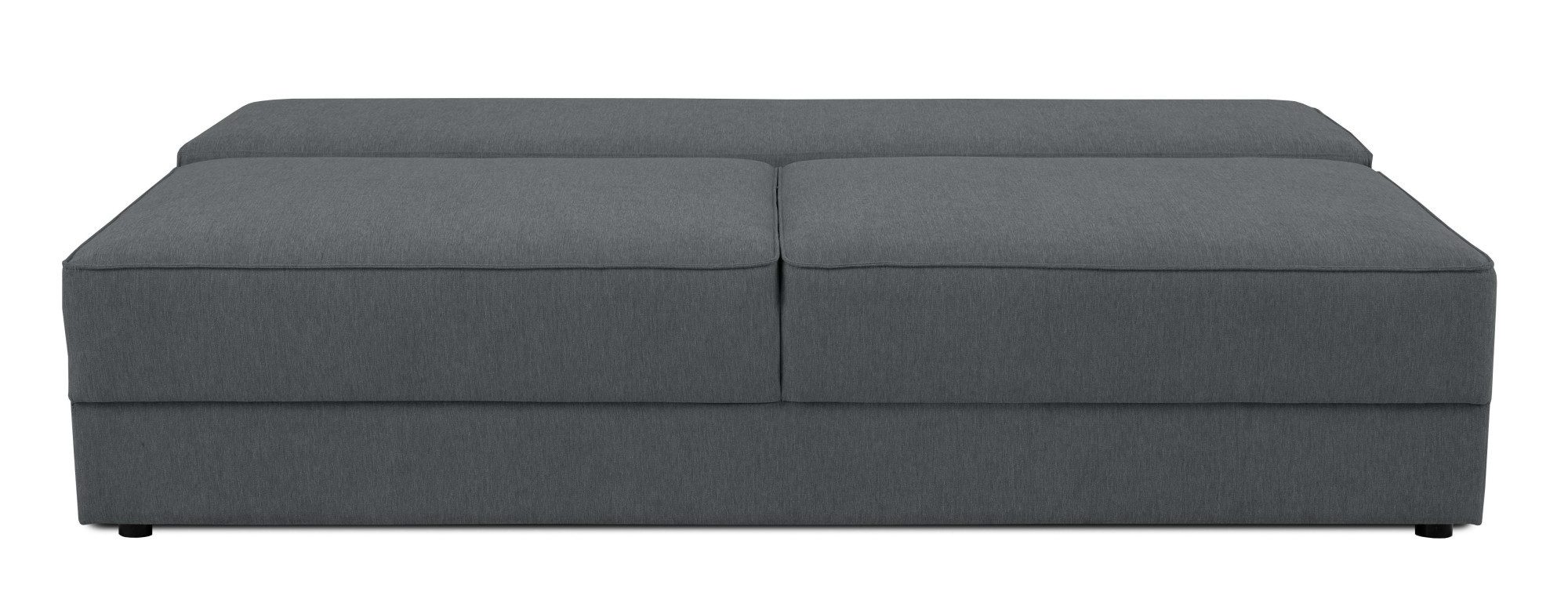 INOSIGN Slaapbank Simonton 3-zits, Breedte 202 cm Ligoppervlak 202x146 cm, incl. bedlade, zachte structuurstof