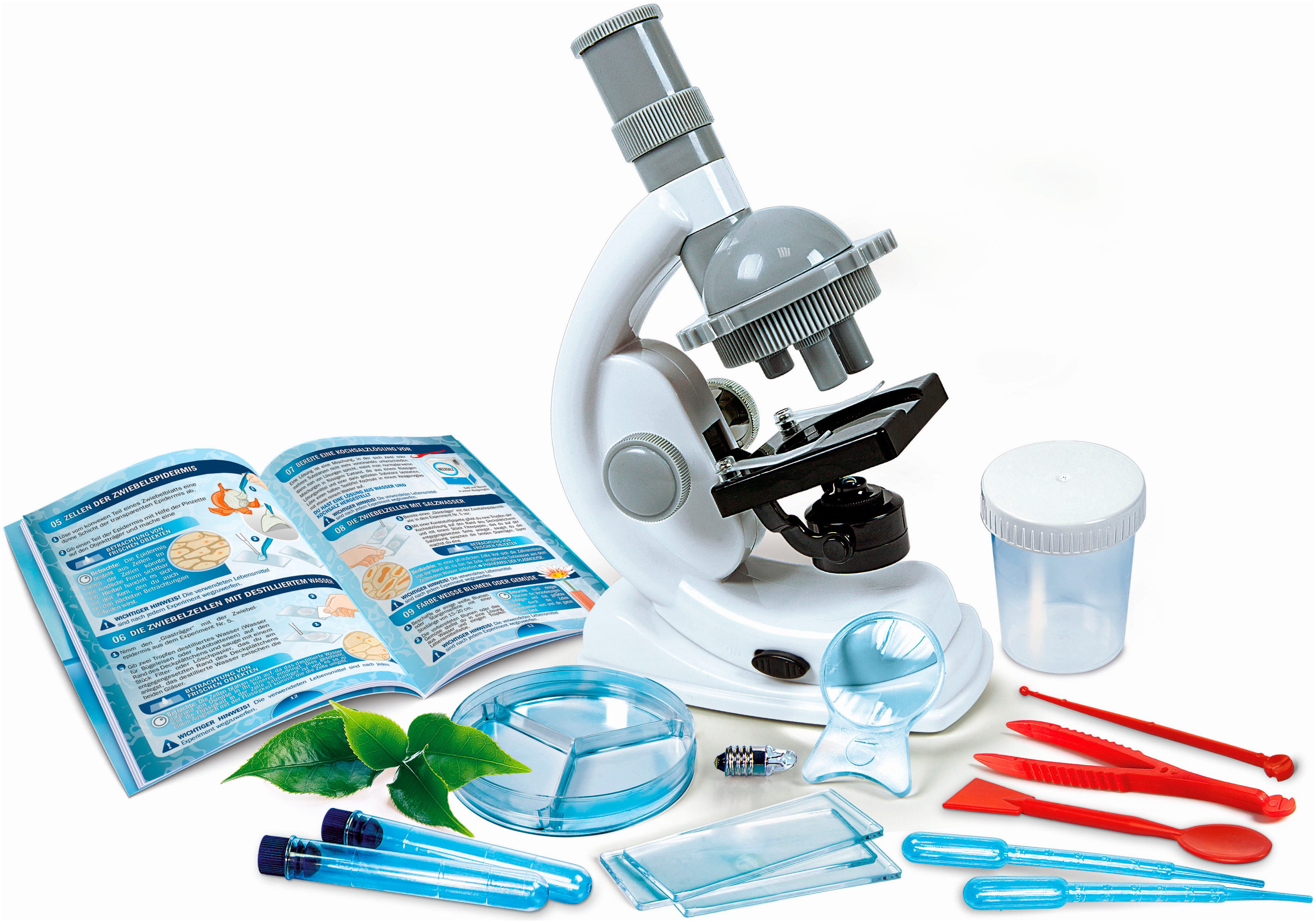 Clementoni® Experimenteerbox Galileo, natuur onder de microscoop