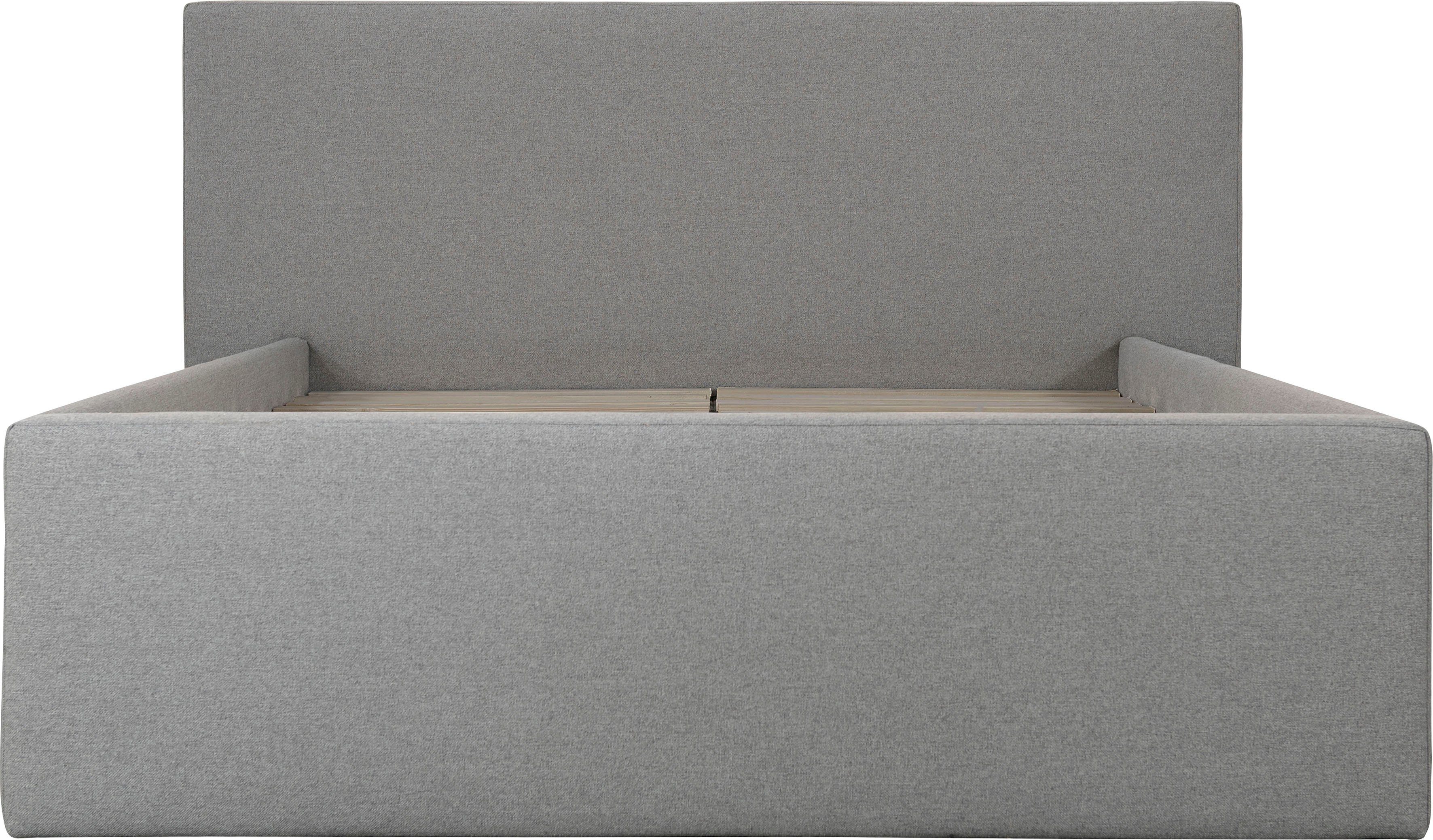 INOSIGN Gestoffeerd bed DALINA rechtlijnig hoofdbord, in 5 breedten, ook in 220 cm lengte