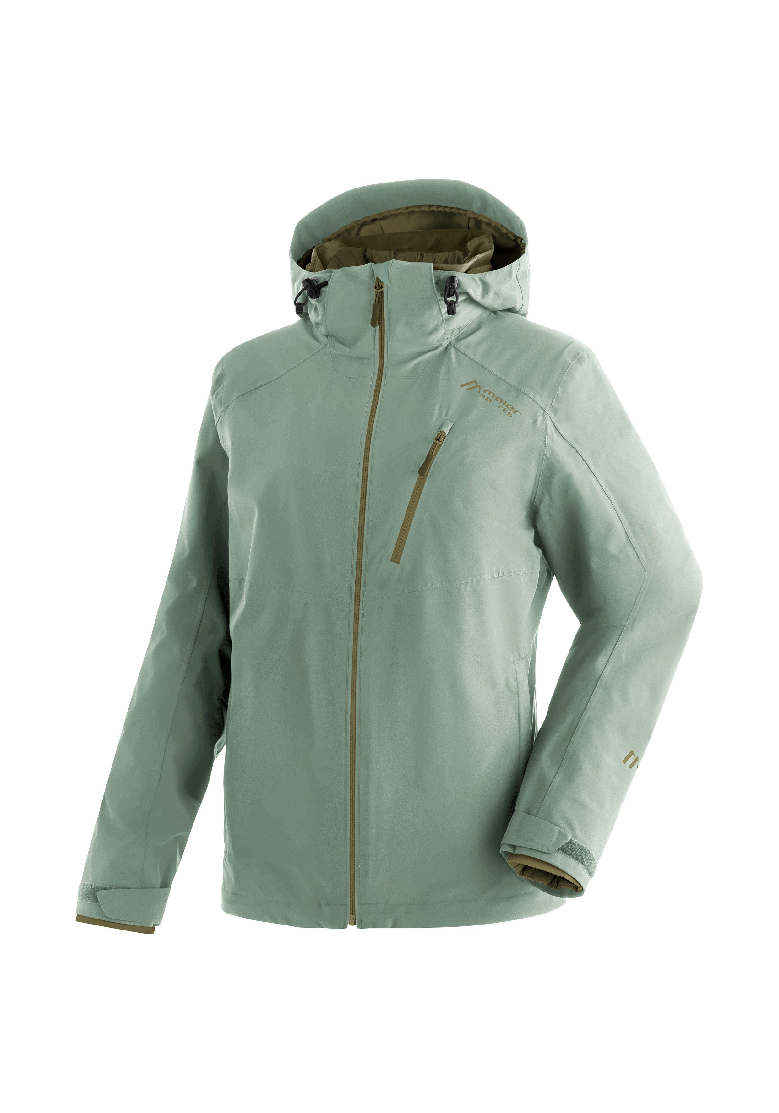 Maier Sports Functioneel jack Lisbon 3in1 Dames 3-in-1 jas outdoorjas wind waterdicht 2 ritszakken