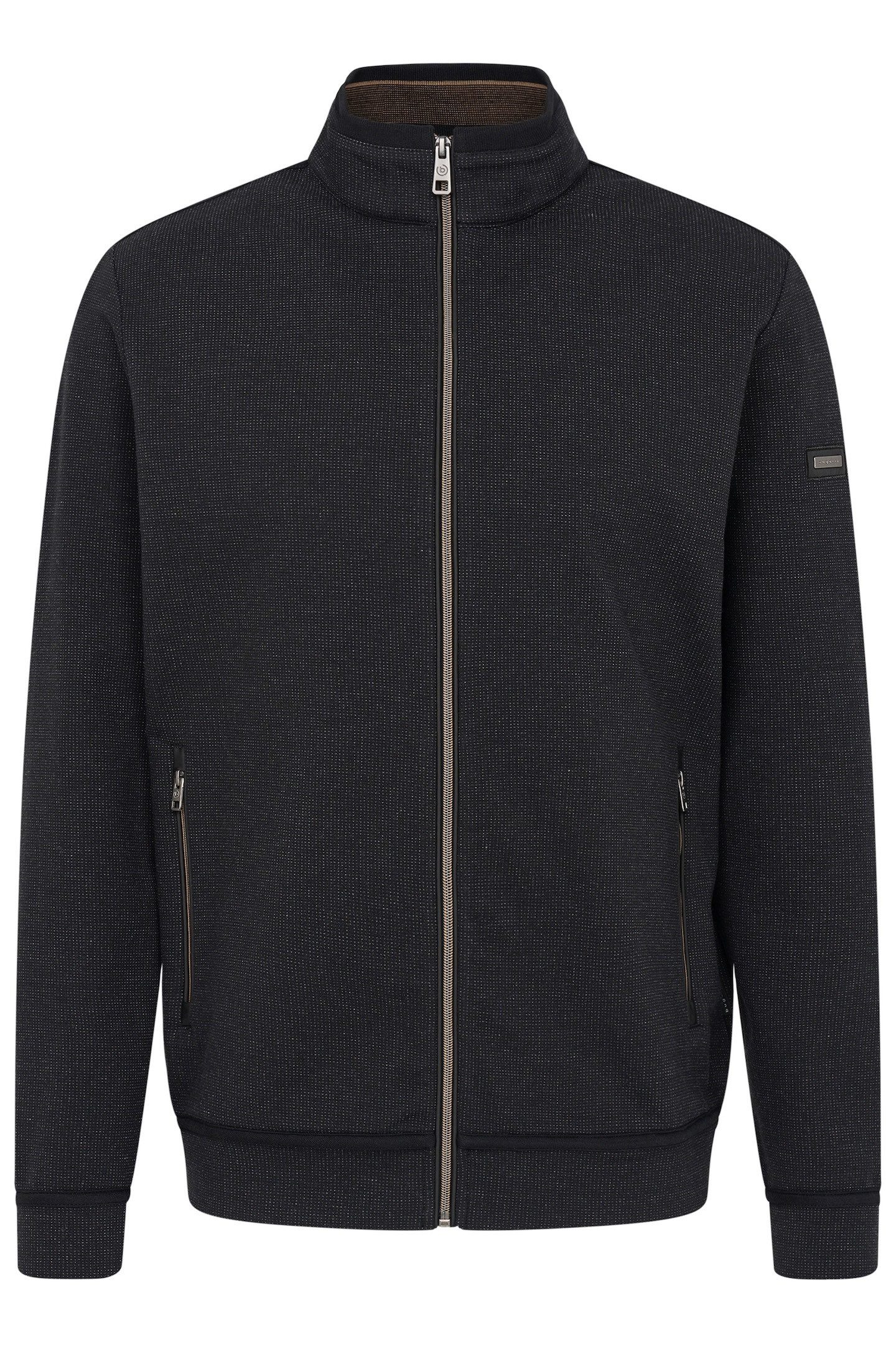 Bugatti Sweatvest met lichte structuur