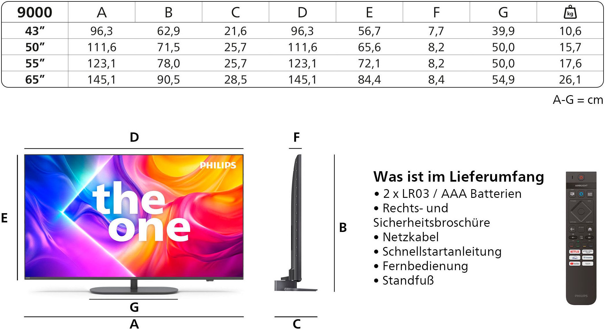 Philips QLED-TV 43PUS9000/12