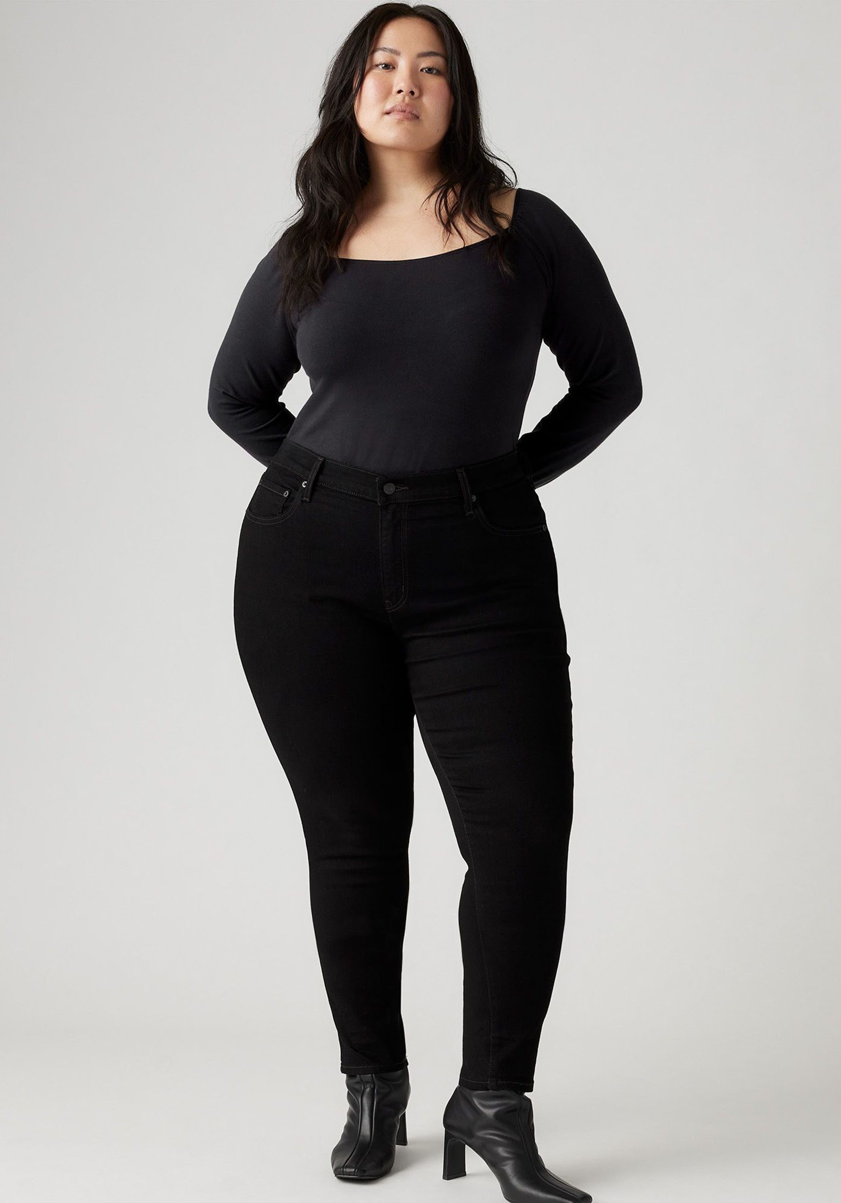 Levi's® Plus Skinny fit jeans 721 PL HI RISE SKINNY zeer nauwsluitende snit