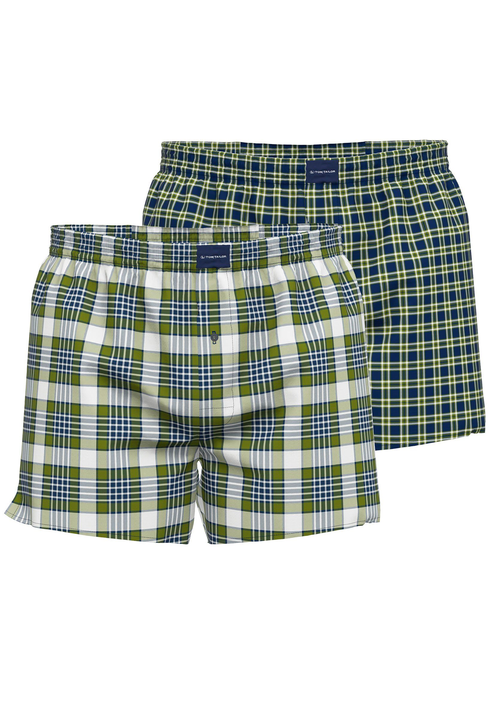 Tom Tailor Boxershort Dakota met losse snit (set, 2 stuks)