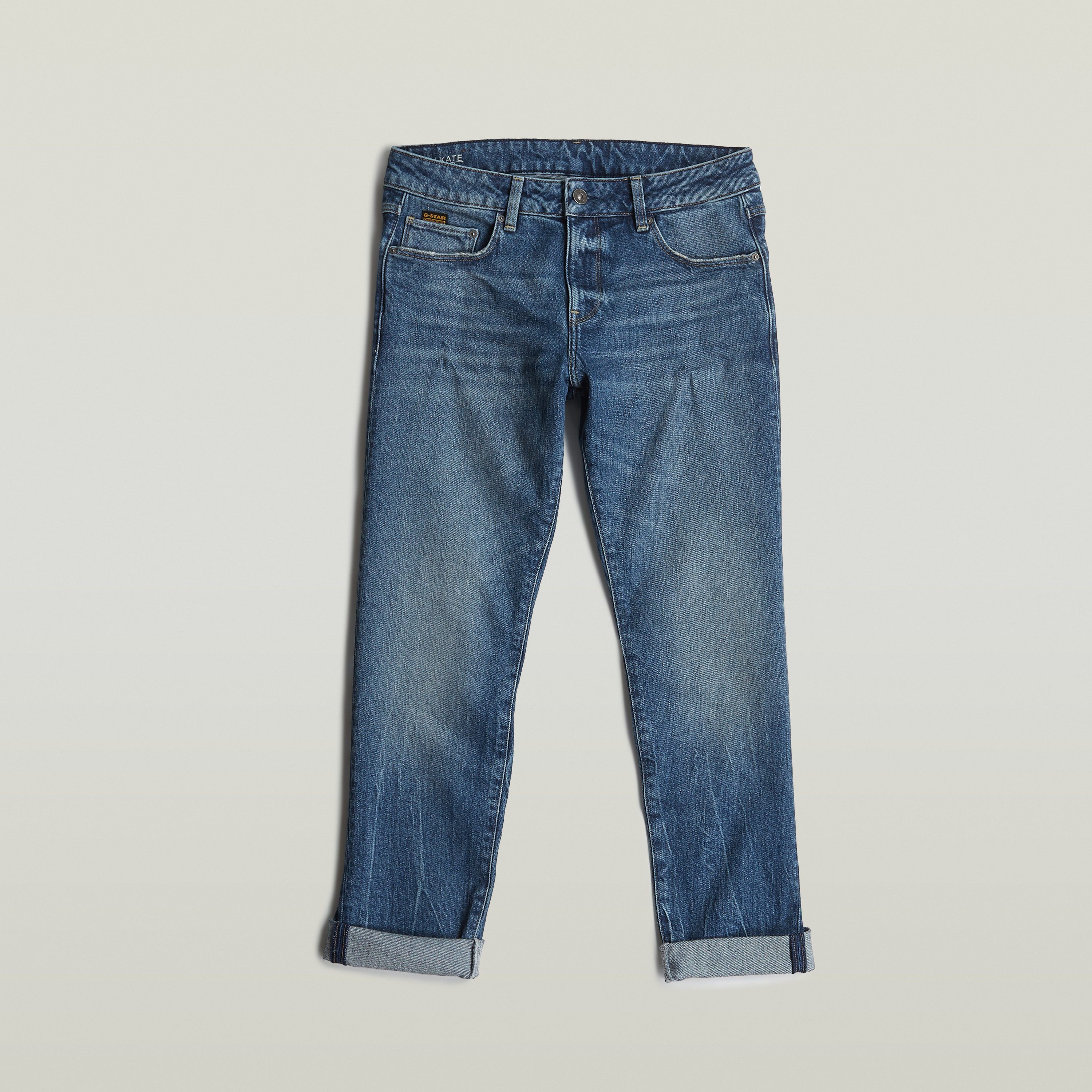 G-Star RAW Boyfriendjeans Kate Katoen-stretch denim kwaliteit voor meer draagcomfort