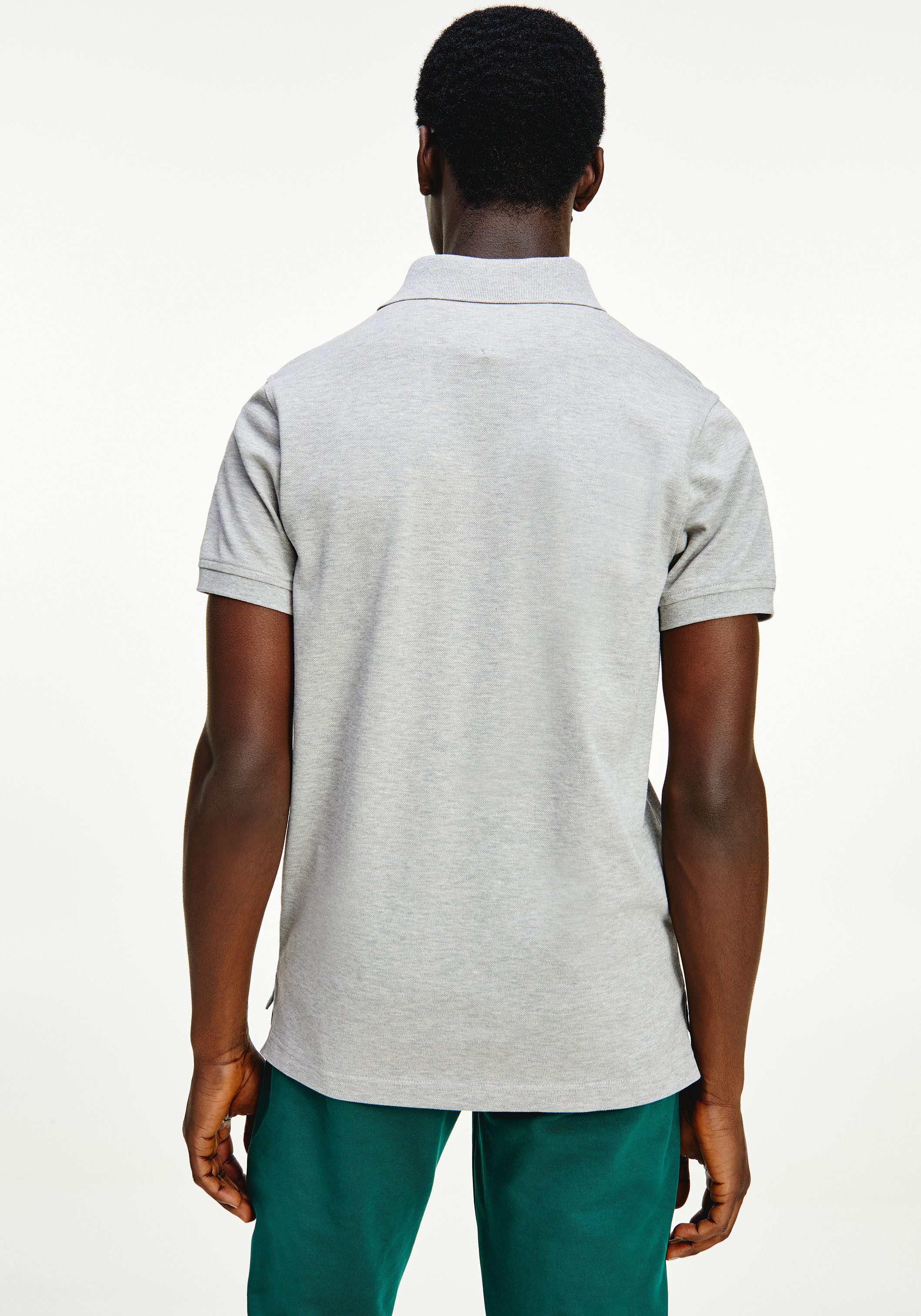 Tommy Hilfiger Poloshirt 1985 SLIM POLO van iets gestructureerd piqué