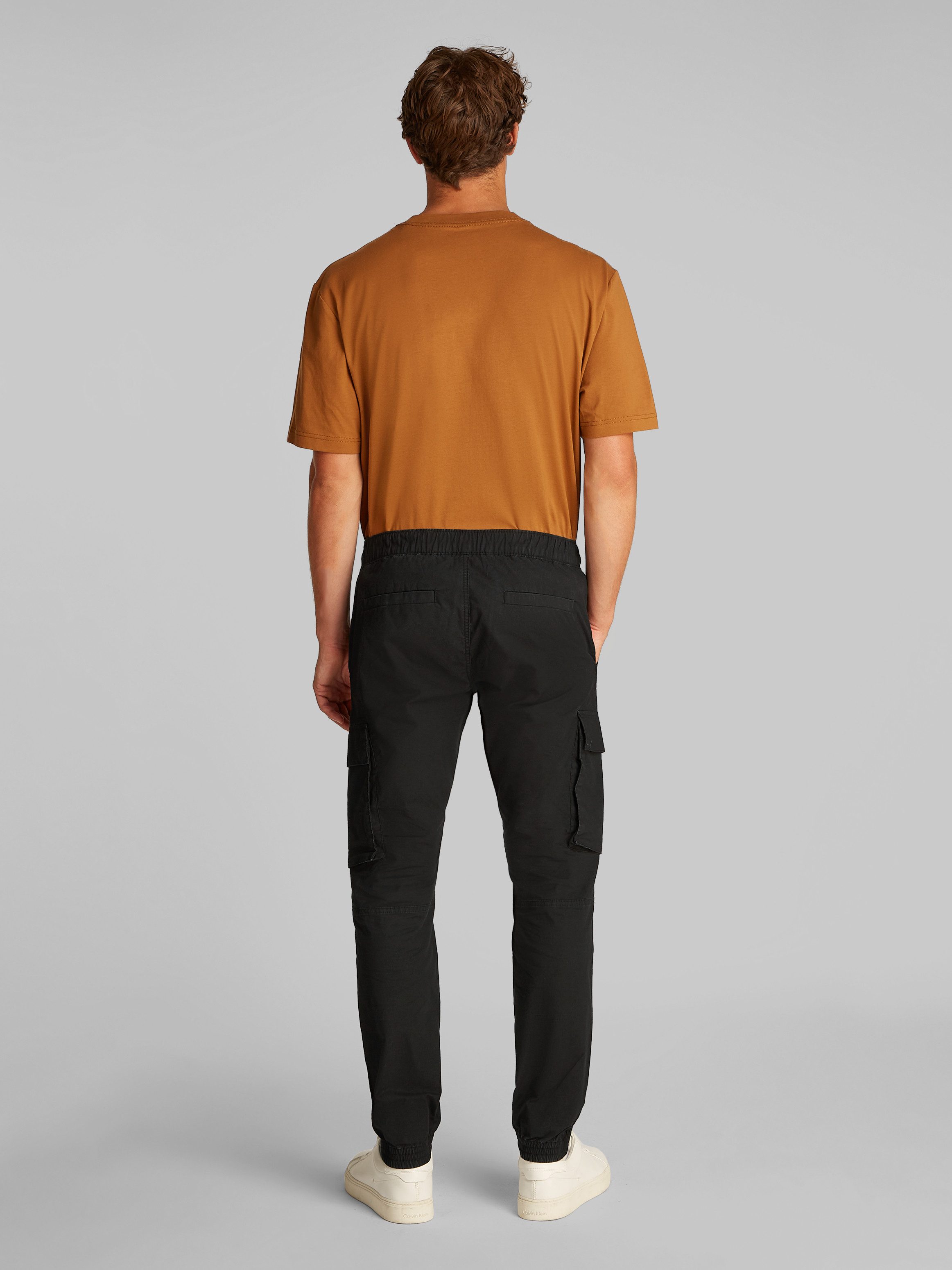 Calvin Klein Cargobroek SKINNY CARGO met logopatch