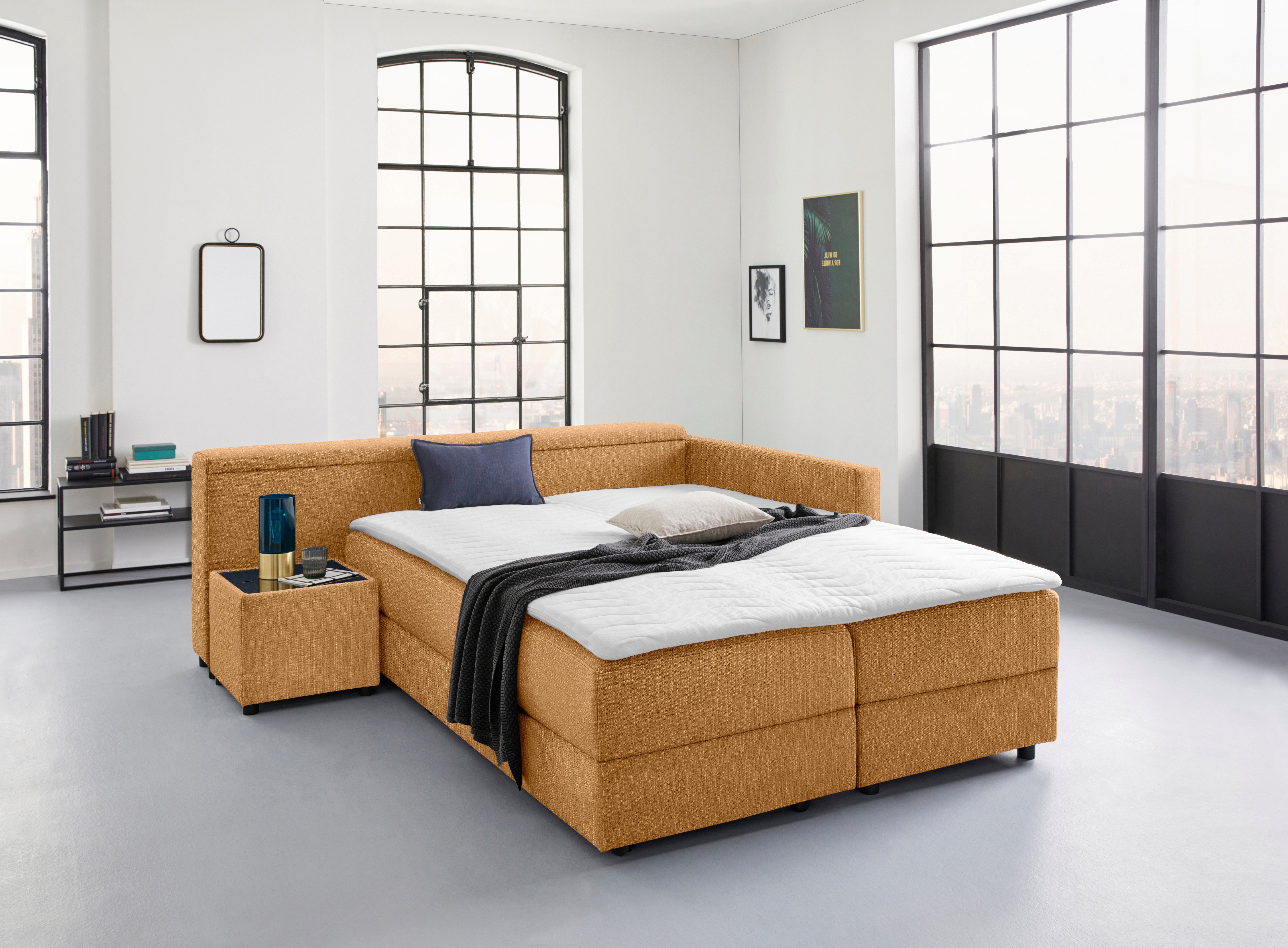 LOOKS BY WOLFGANG JOOP Hoekbank LooksIII L-vorm door draaifunctie tot bed verwisselbaar, inclusief opbergvak