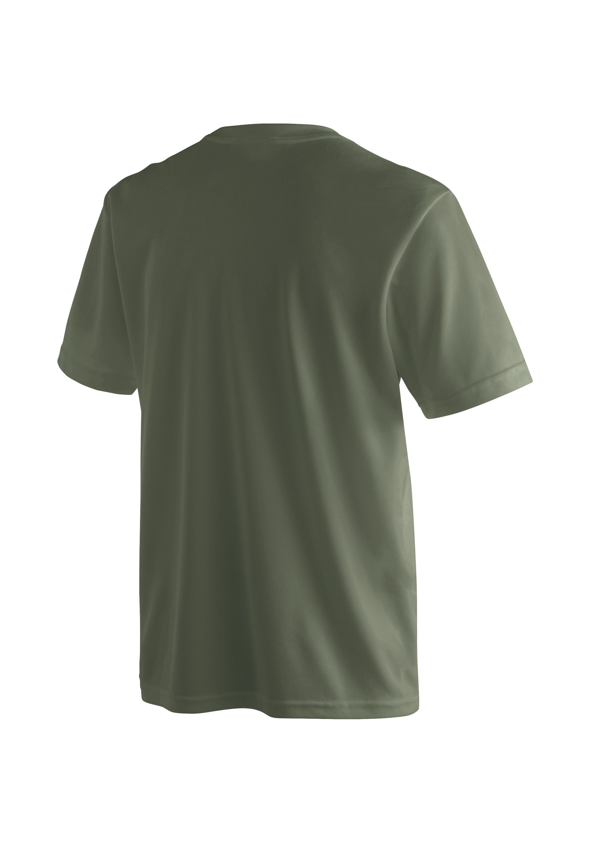Maier Sports Functioneel shirt Walter Heren T-shirt, ronde hals pique outdoor shirt, snel drogend
