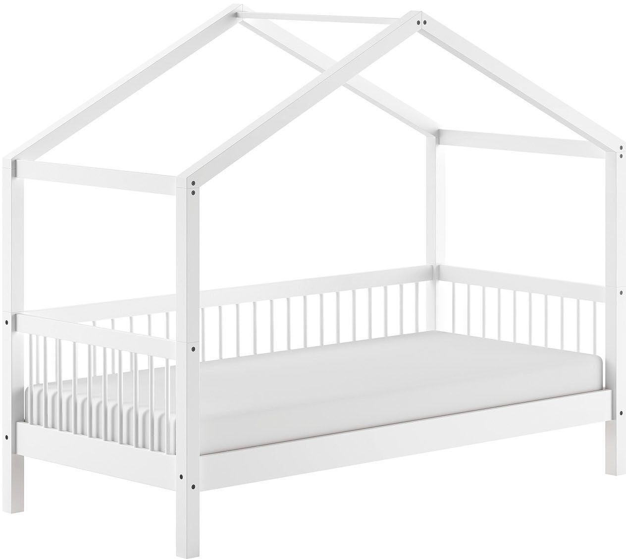Home affaire Huisbed met lf 90x200 cm, optioneel met of zonder bedlade, beuken wit
