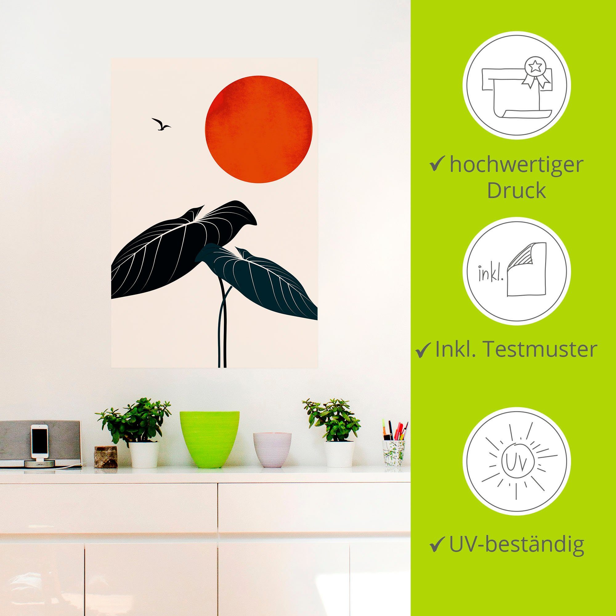 Artland Artprint Dromen 's nachts als artprint van aluminium, artprint op linnen, muursticker of poster in verschillende maten
