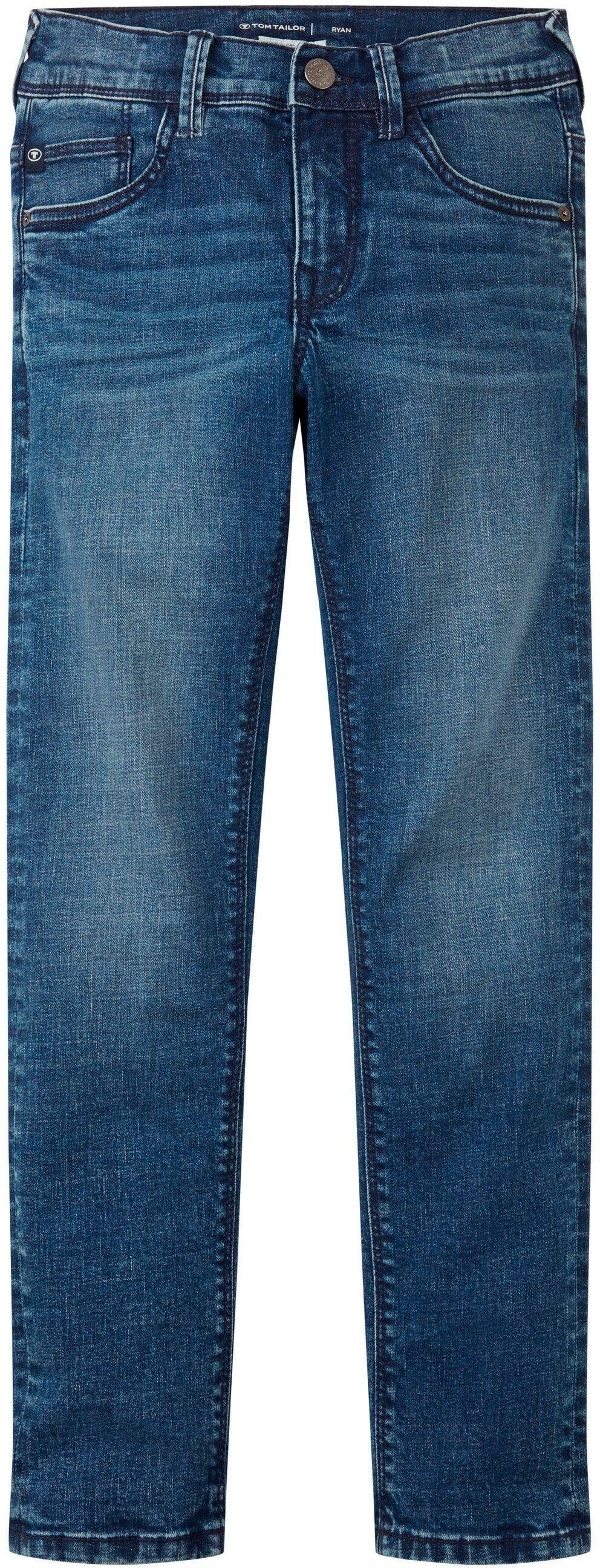 Tom Tailor Skinny fit jeans Ryan met stretch jongens jeans maat 164 blauw
