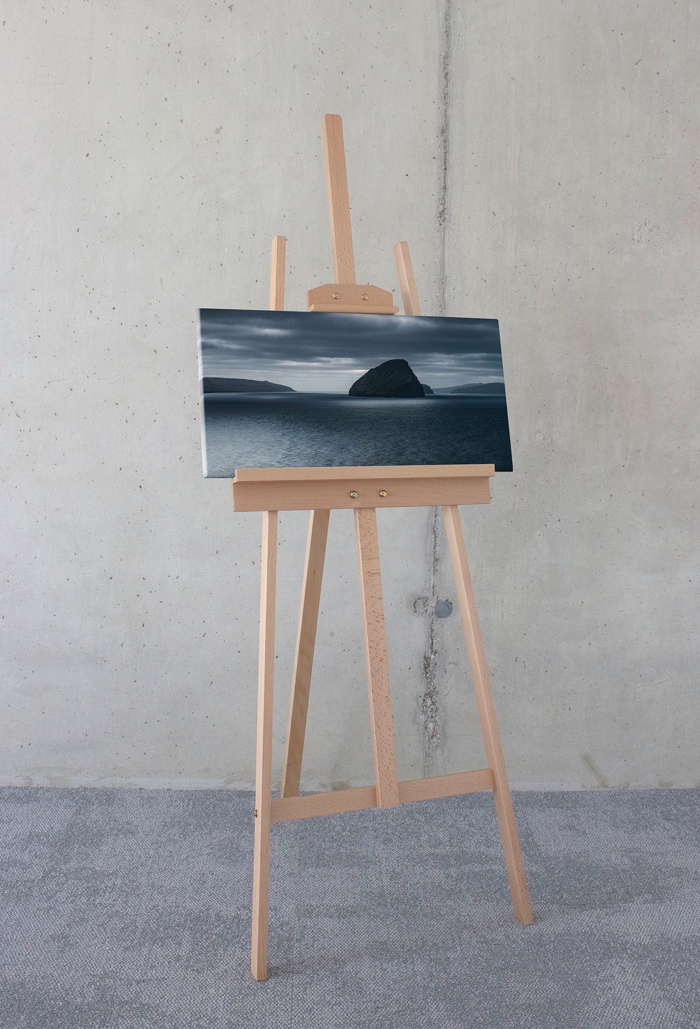 Komar Artprint op linnen Silver Sea - Afmeting 60 x 30 cm (1 stuk)