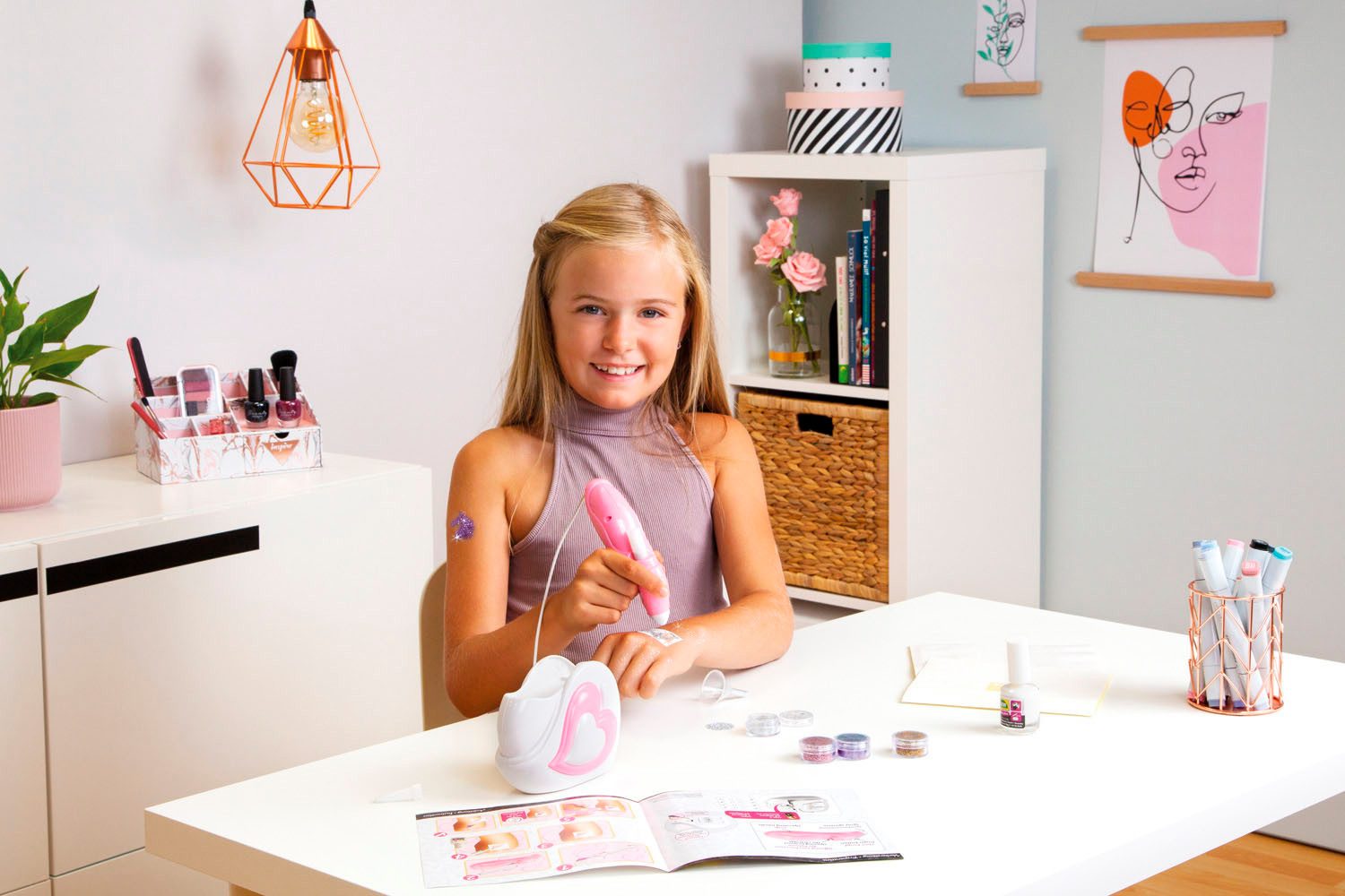 Lena® Knutselset Airbrush Tattoo Studio