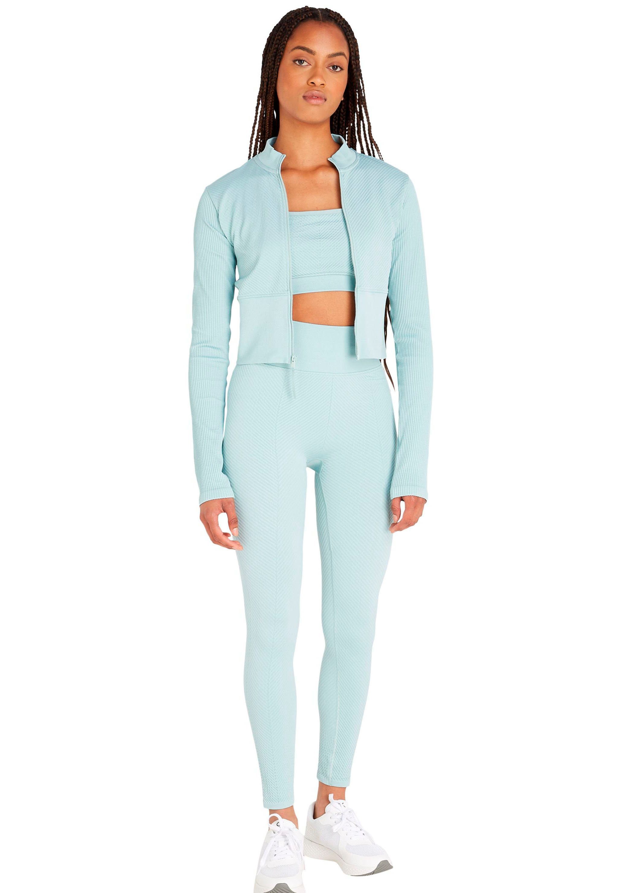 Calvin Klein Performance Trui met staande kraag WO - Seamless Full Zip Jacket