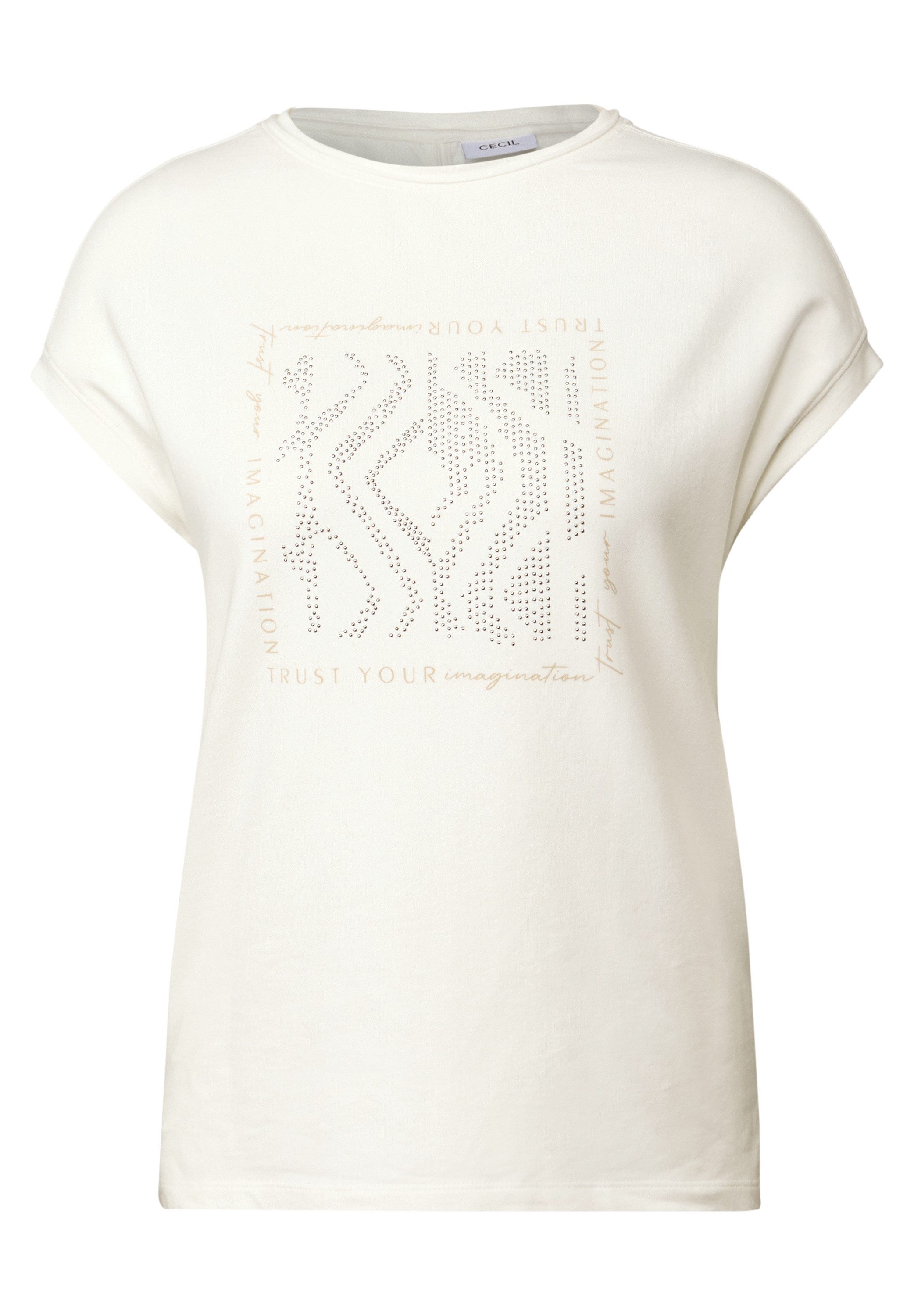 Cecil T-shirt met glitterprint