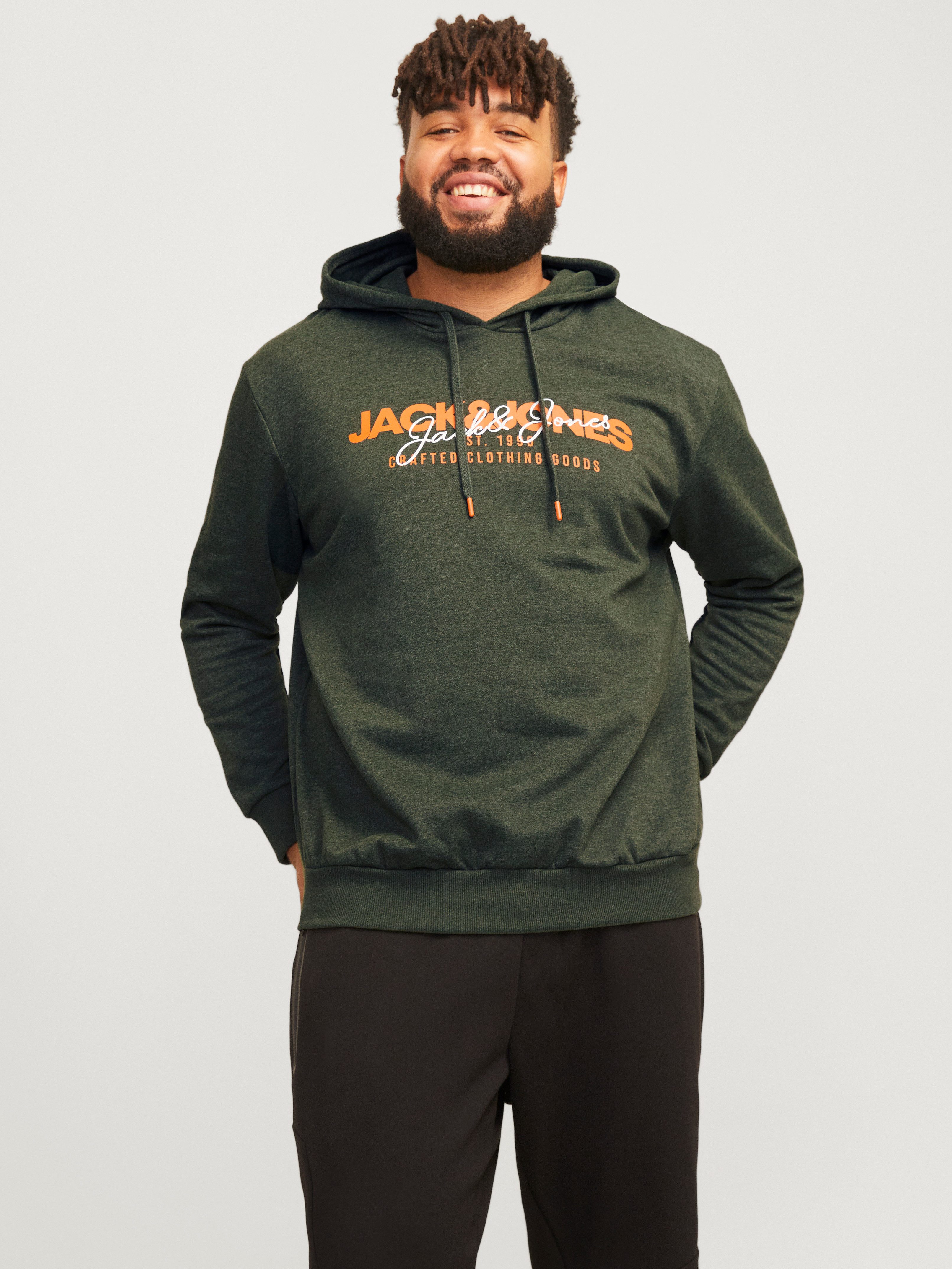 Jack & Jones PlusSize Hoodie JJALVIS SWEAT HOOD PLS