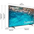 samsung led-tv 75" crystal uhd 4k bu8079 (2022), 189 cm - 75 ", 4k ultra hd, smart tv - google tv, crystal processor 4k - hdr - motion xcelerator zwart