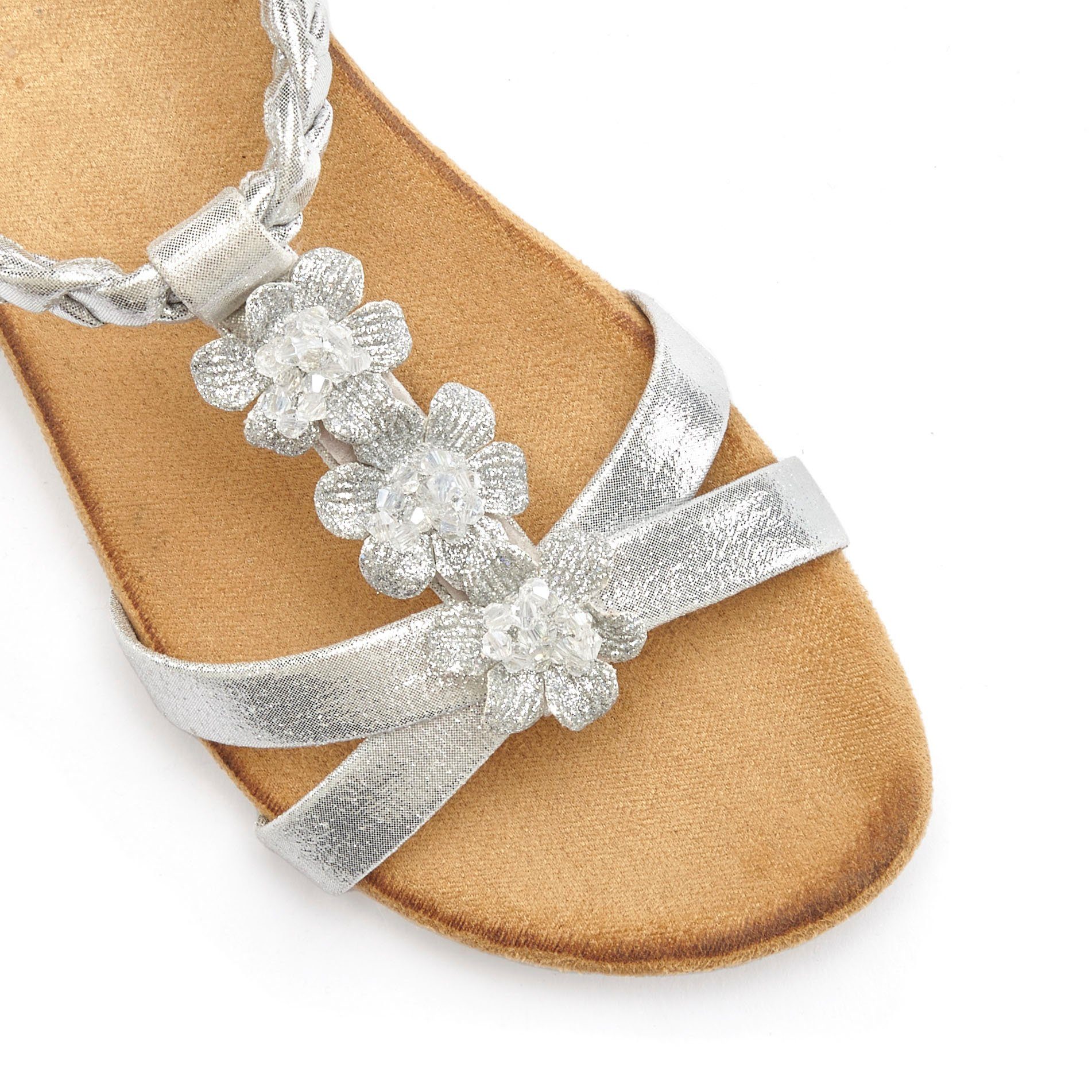 Lascana Sandalen Zomerschoen Sandalette, zomerschoen met sieraantjes en elastische band