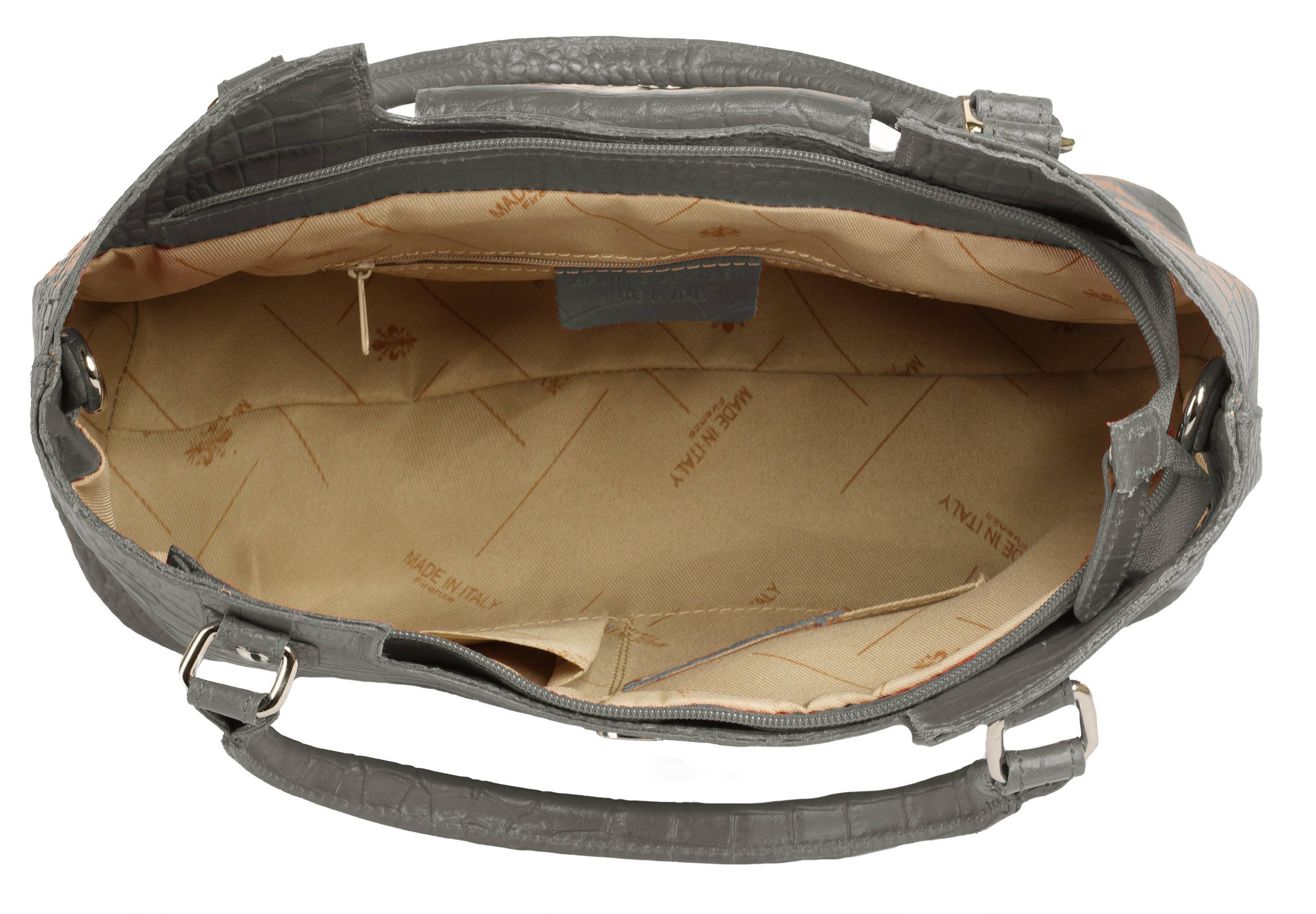 Cluty Tas echt leer, made in italy
