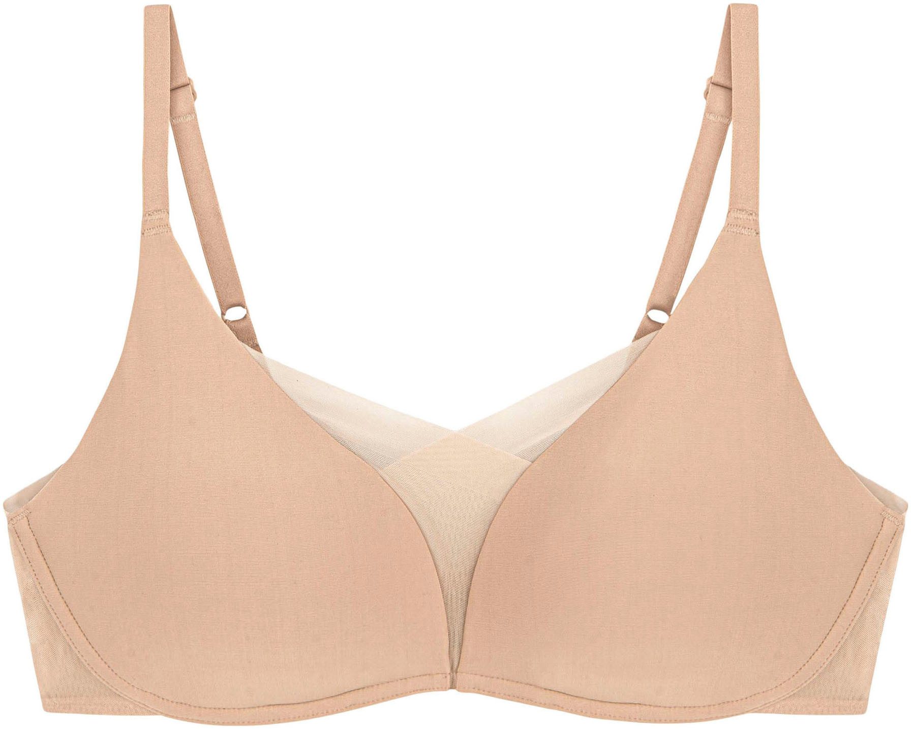 Triumph Beugelloze-bh Shape Smart P gladmakend en flatterend (1-delig, 1 buiten schoon, binnen hightech. E In)