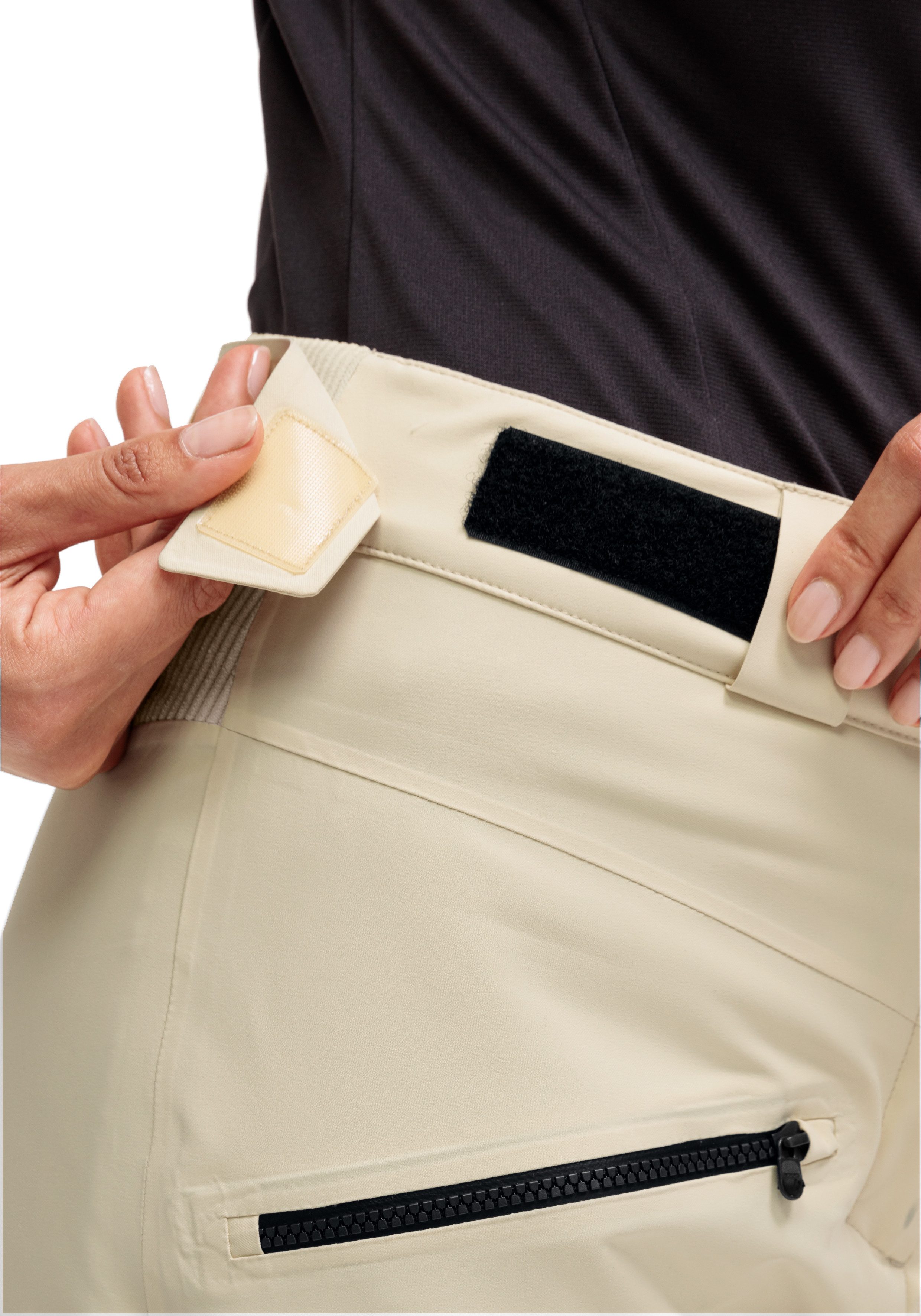 Maier Sports Skibroek Whiteglam Pants W Dames Sneeuwbroek ademend en waterdicht Regular Fit